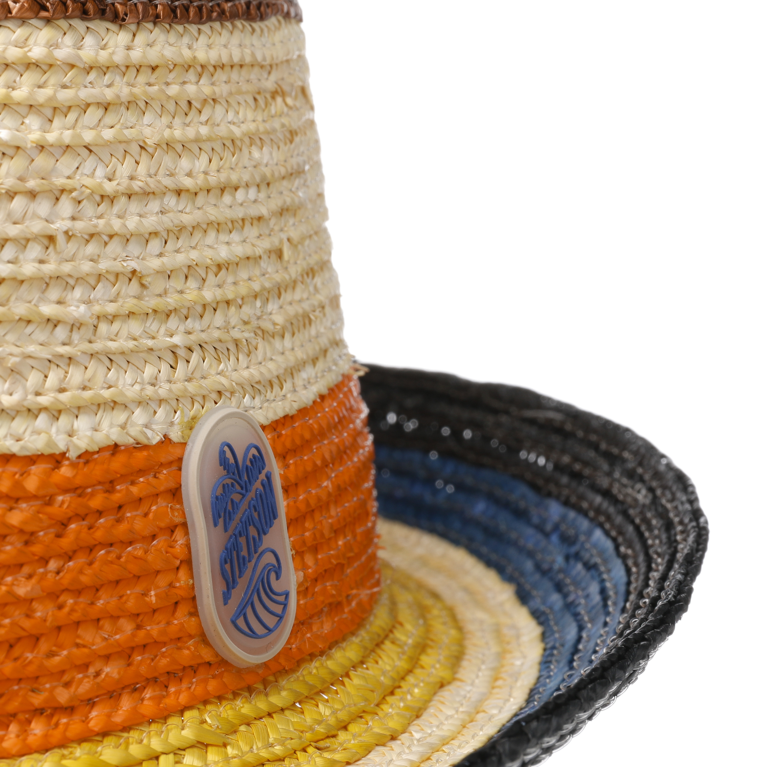 Arcata Multicolour Trilby Straw Hat by Stetson - 79,00