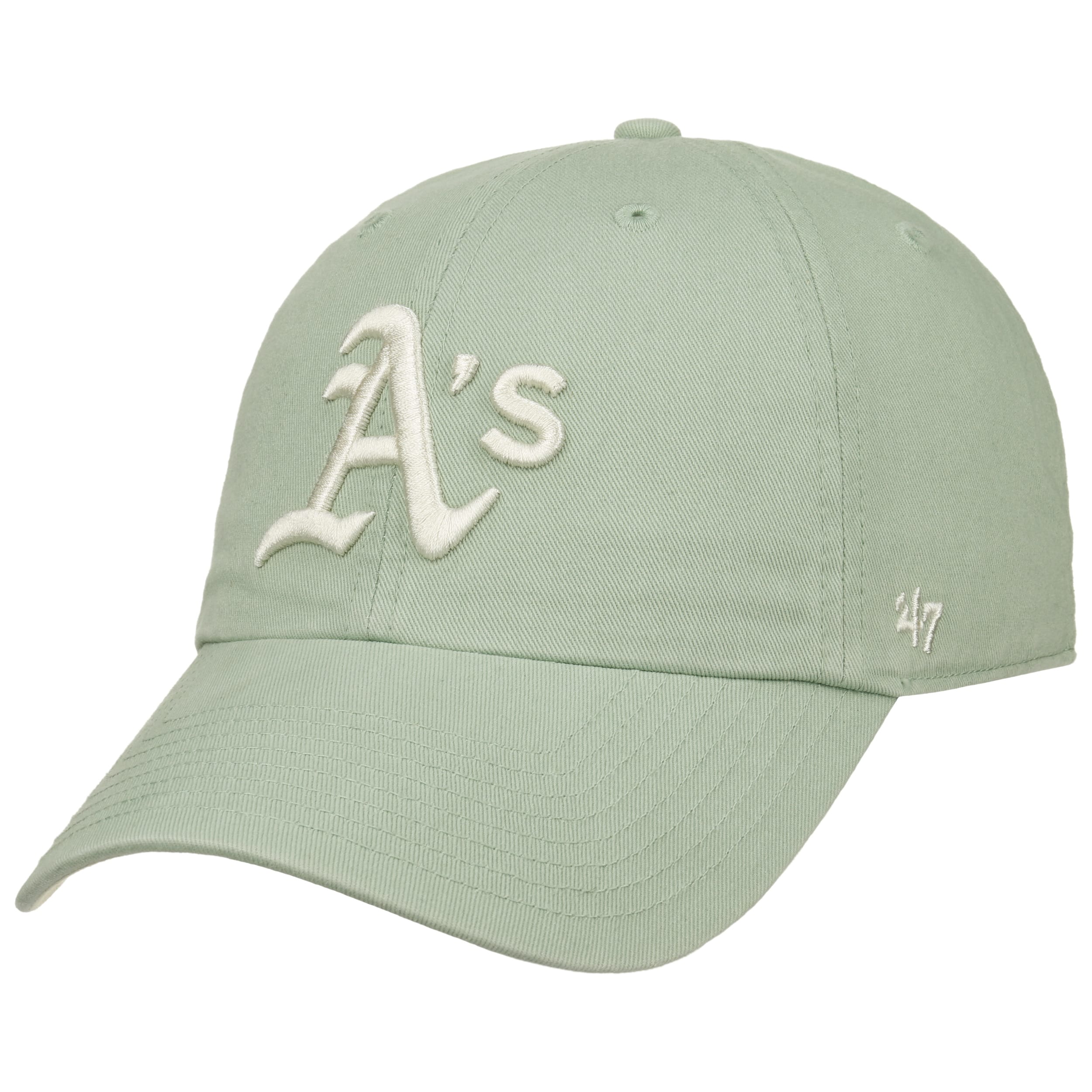 47 Brand MLB Oakland Athletics baseball cap in white and green