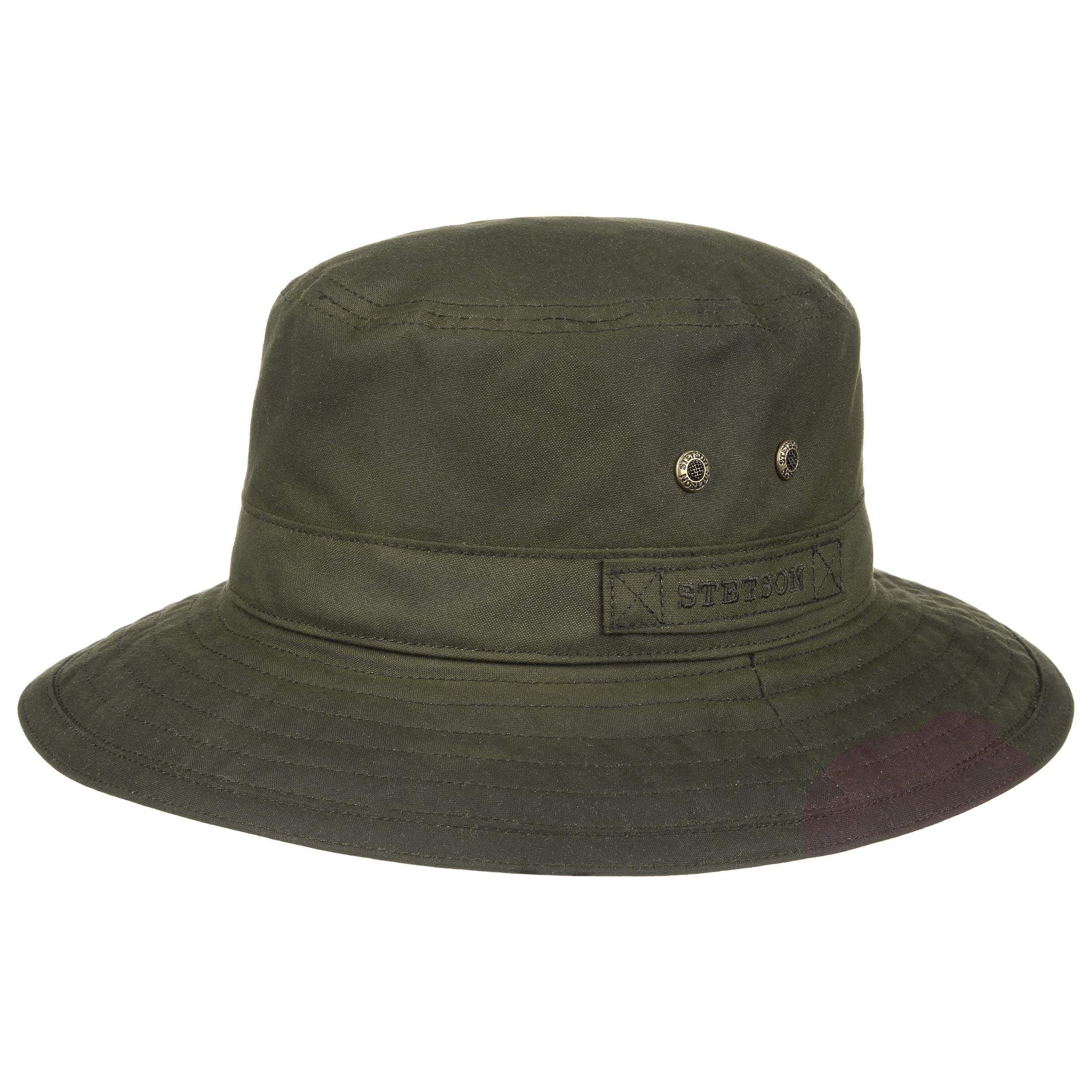 Atkins Waxed Cotton Bucket Hat by Stetson --> Shop Hats, Beanies & Caps ...
