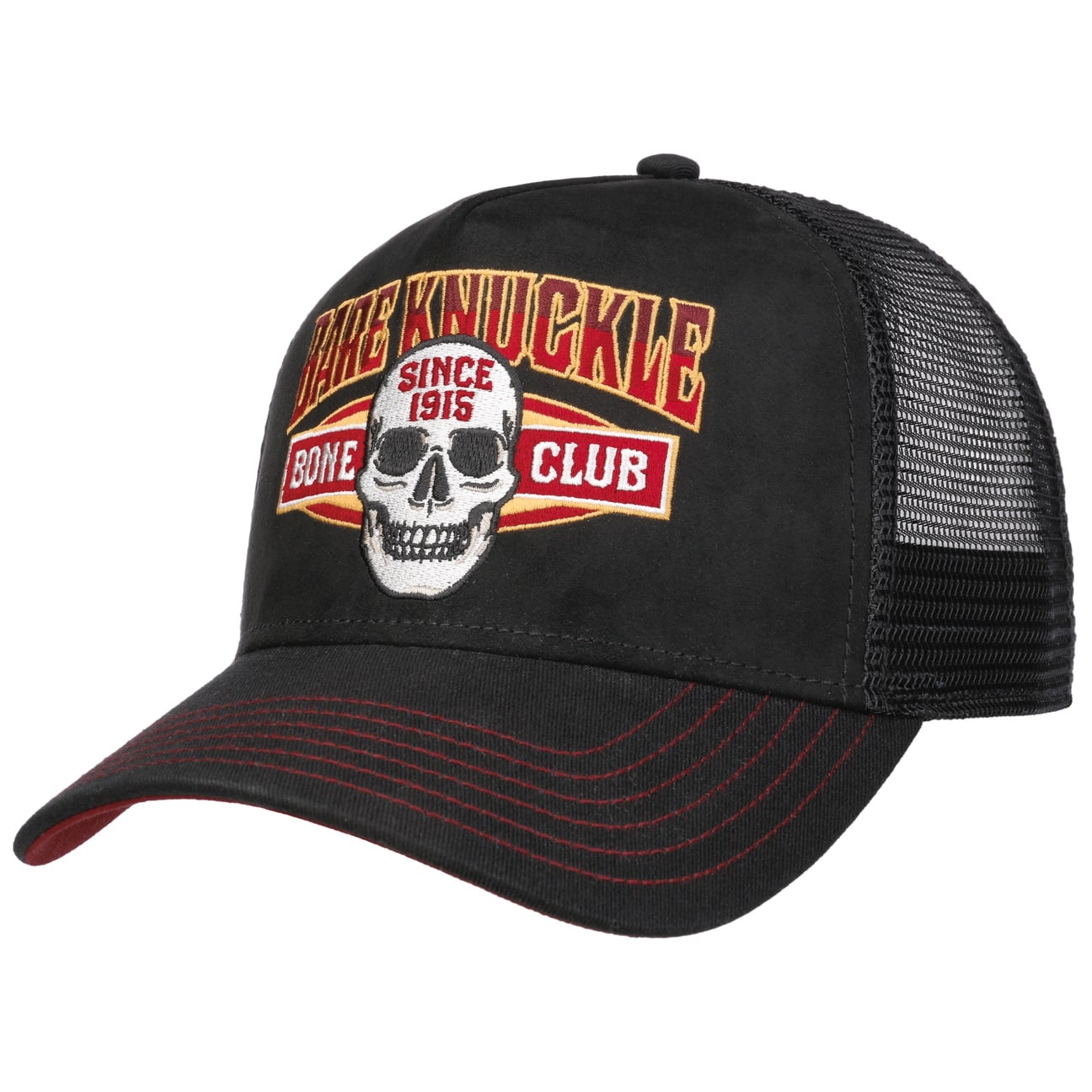 MMA×HUNGERKNOCK ORIGINALS Trucer Cap RC-112BG Haydel's Trucker Cap With Leather Patch by