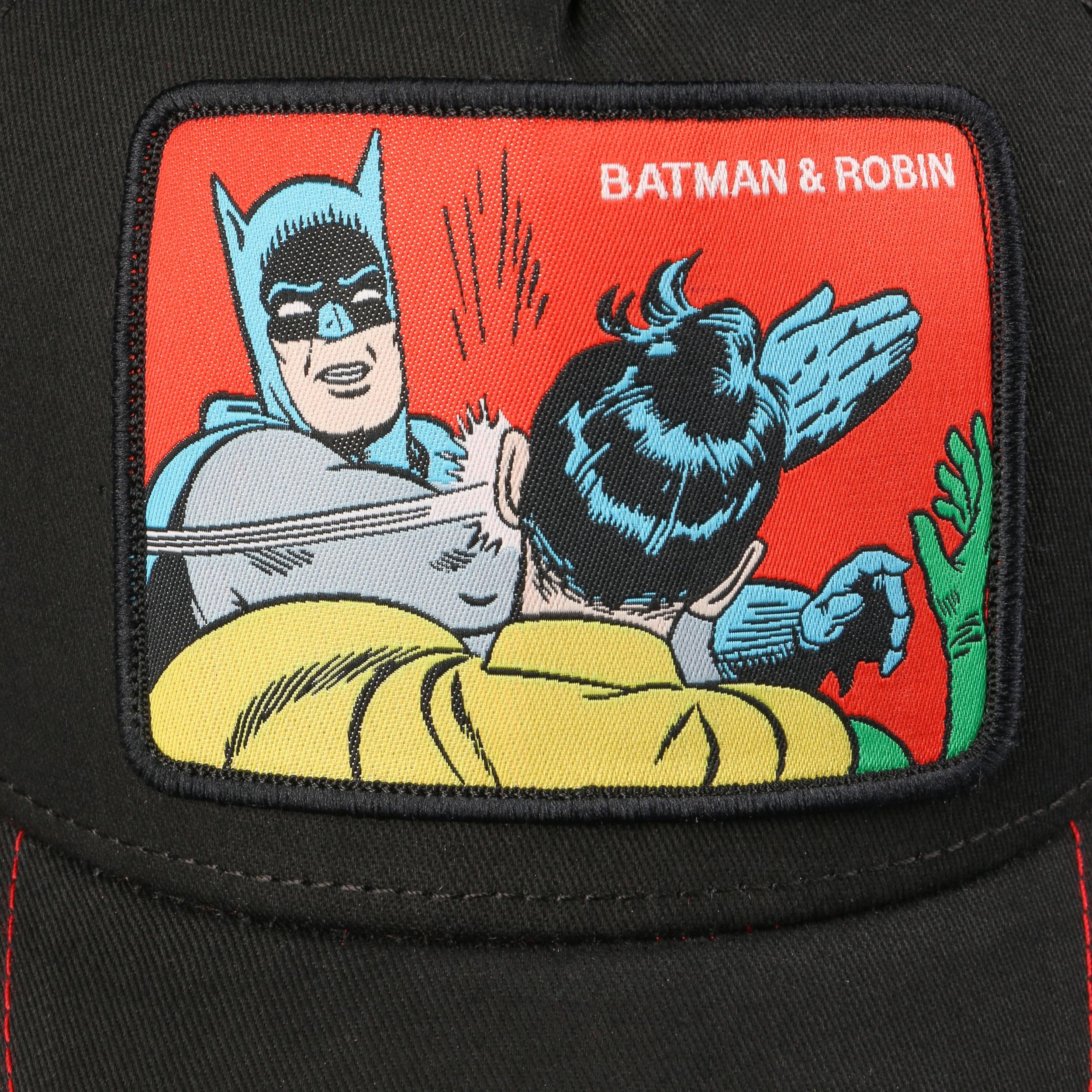 Dc Comics Batman Robin Meme Black Trucker - Capslab cap