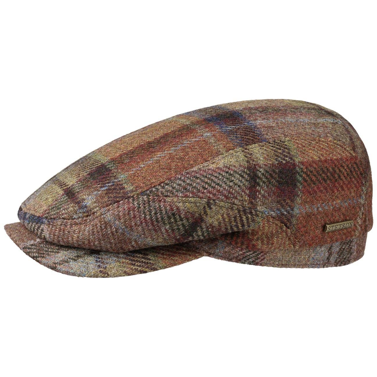 Belfast Check Flat Cap by Stetson - 59,00