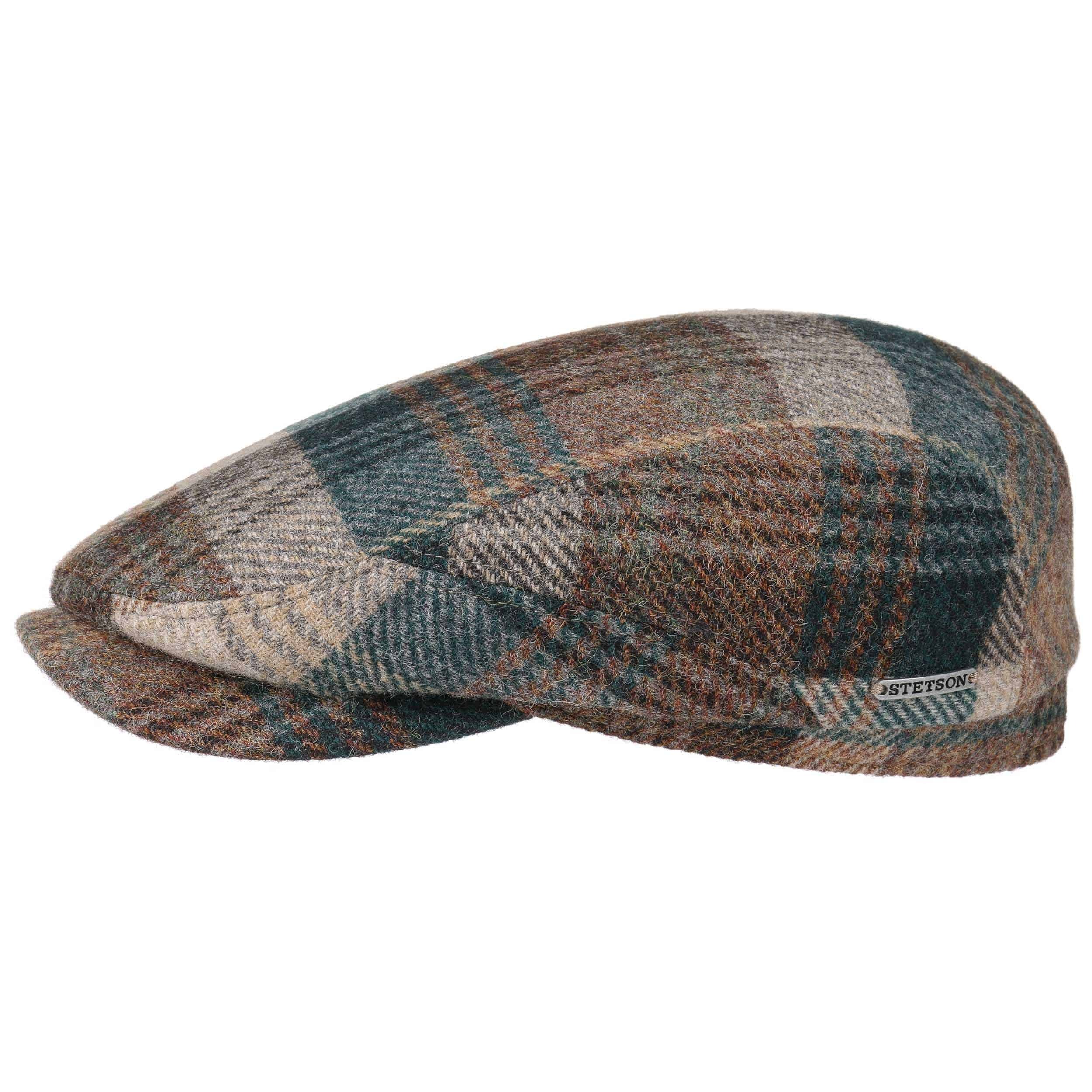 Belfast Classic Wool Check Flat Cap by Stetson 79,00
