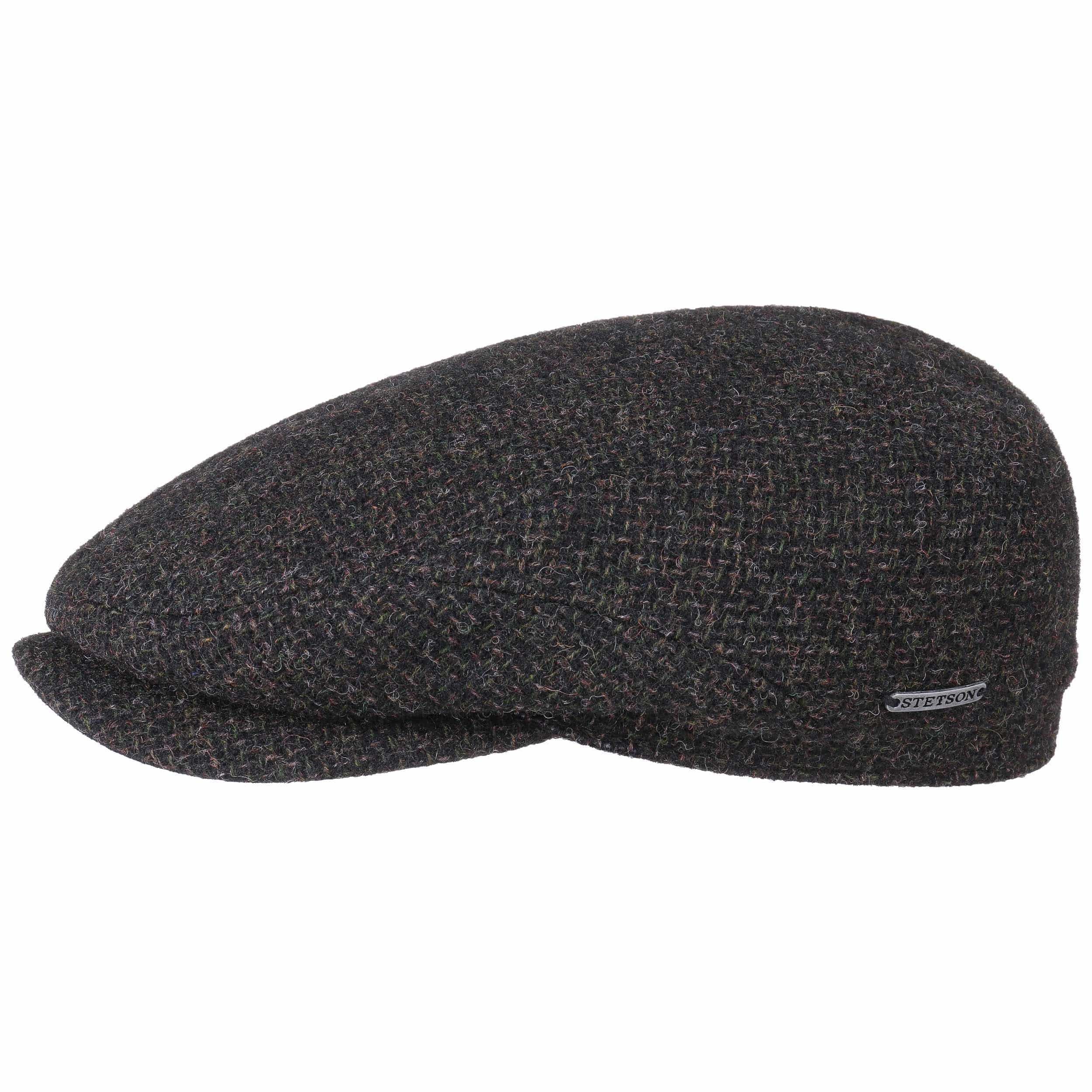 Flat caps for Men Stetson Belfast Tweed Flat Cap Men/’s Cap Fall//Winter Wool Cap Winter Cap with Cotton Lining Peaked Wool Cap
