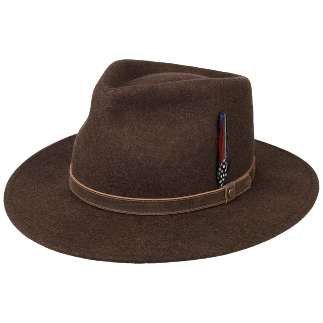 Bendova Fedora Wool Hat by Stetson 