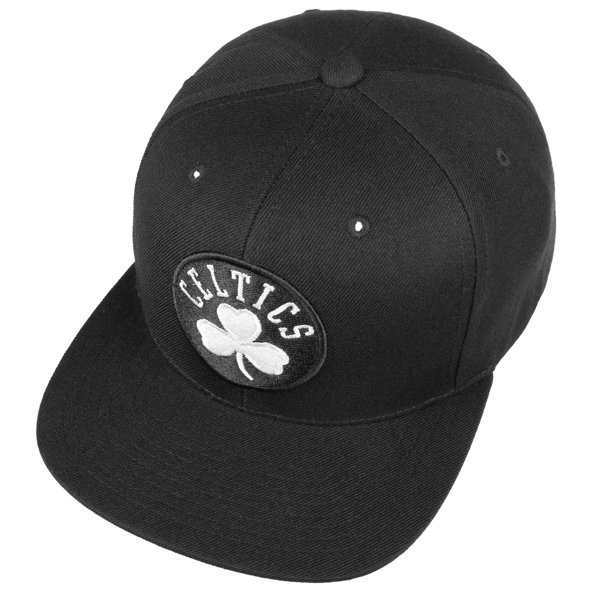 black and white celtics hat