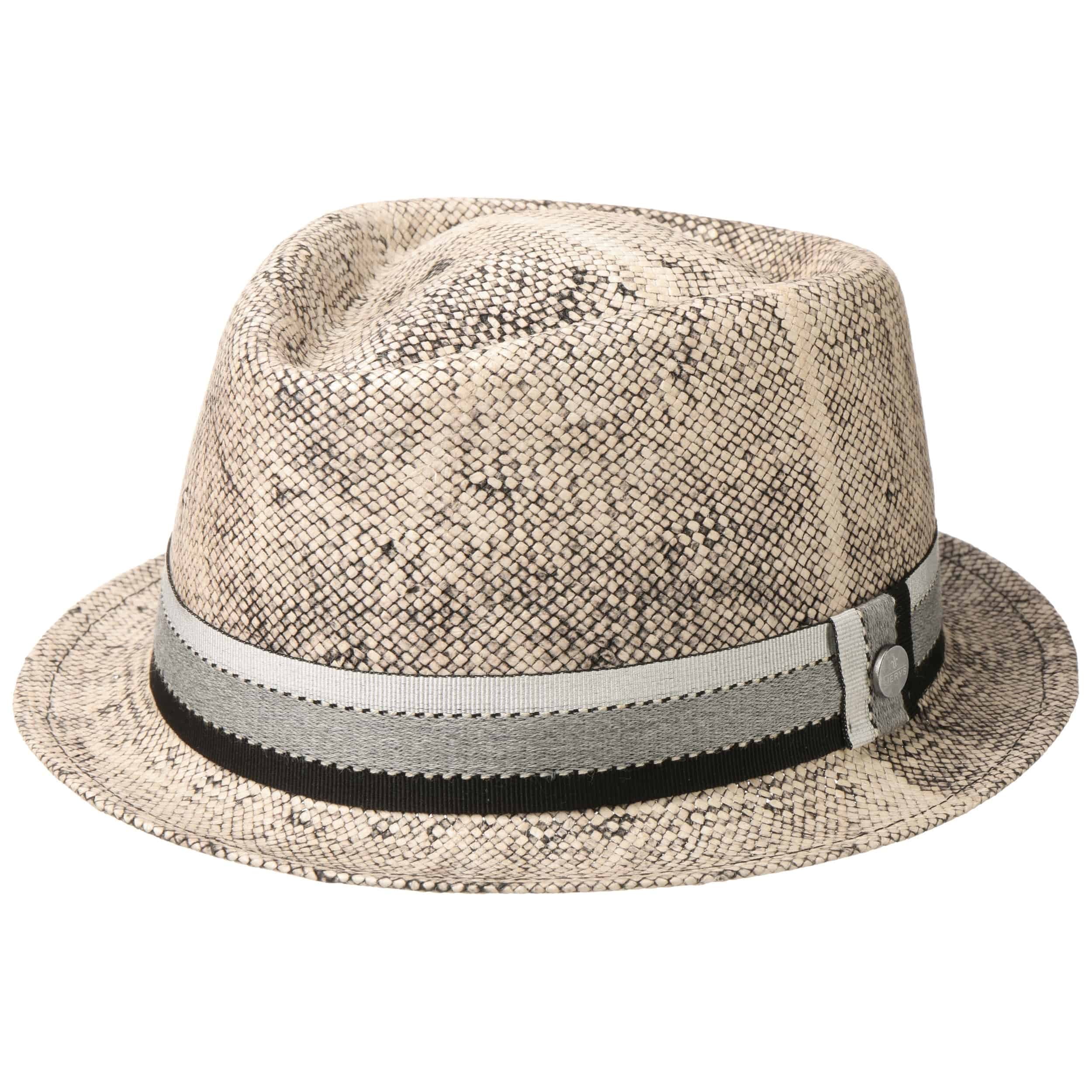 Black and White Toyo Player Straw Hat 