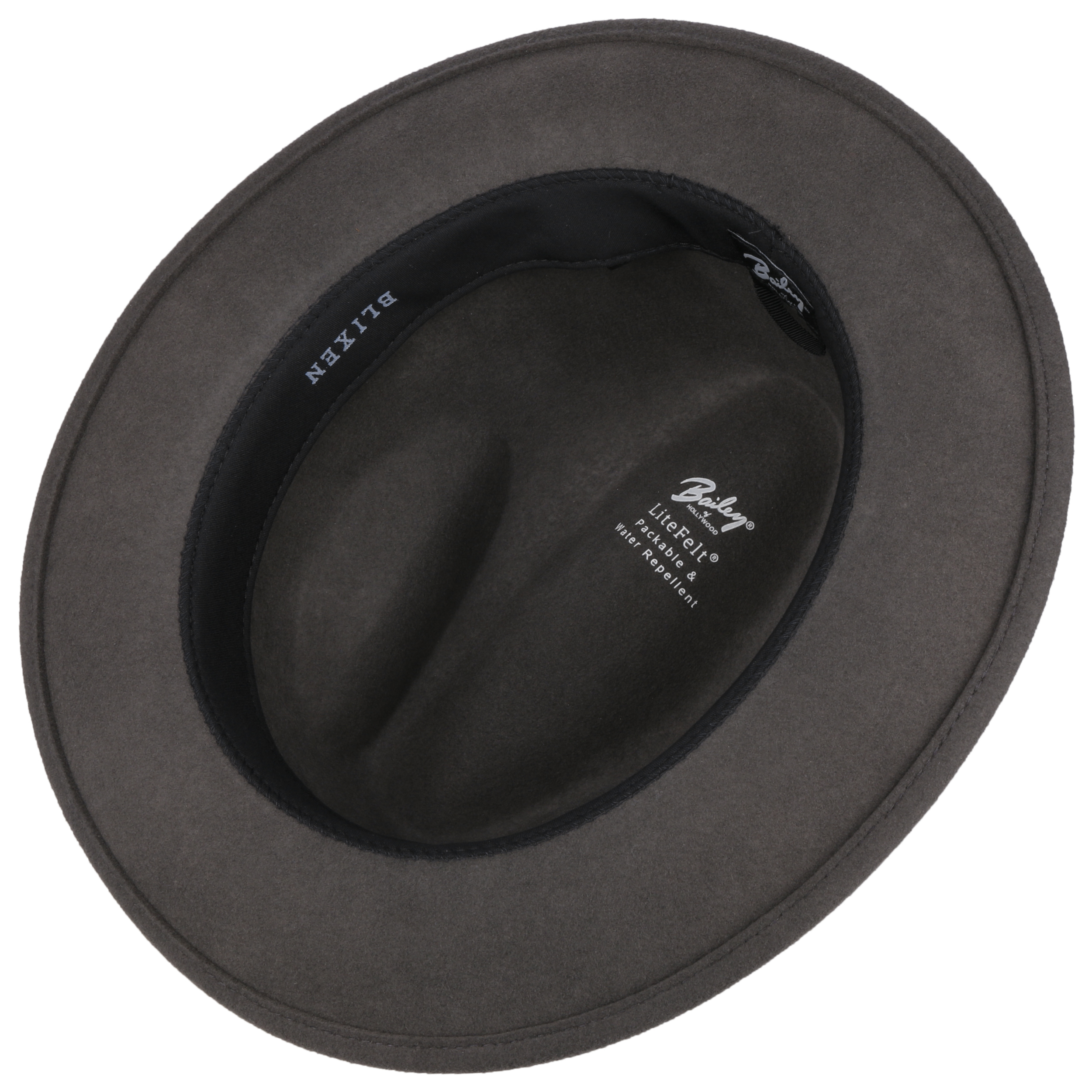 Bailey of Hollywood Blixen Fedora Hat Wool Felt Black Wool Hat Bogart Hat New