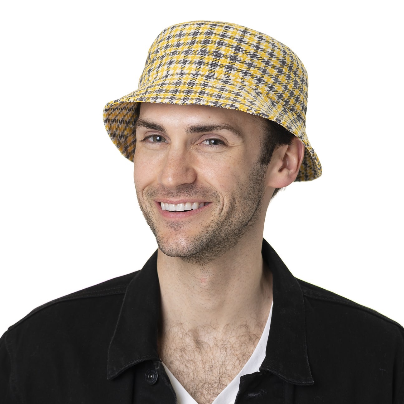 Bolcott Bucket Check Cloth Hat by Stetson --> Shop Hats, Beanies