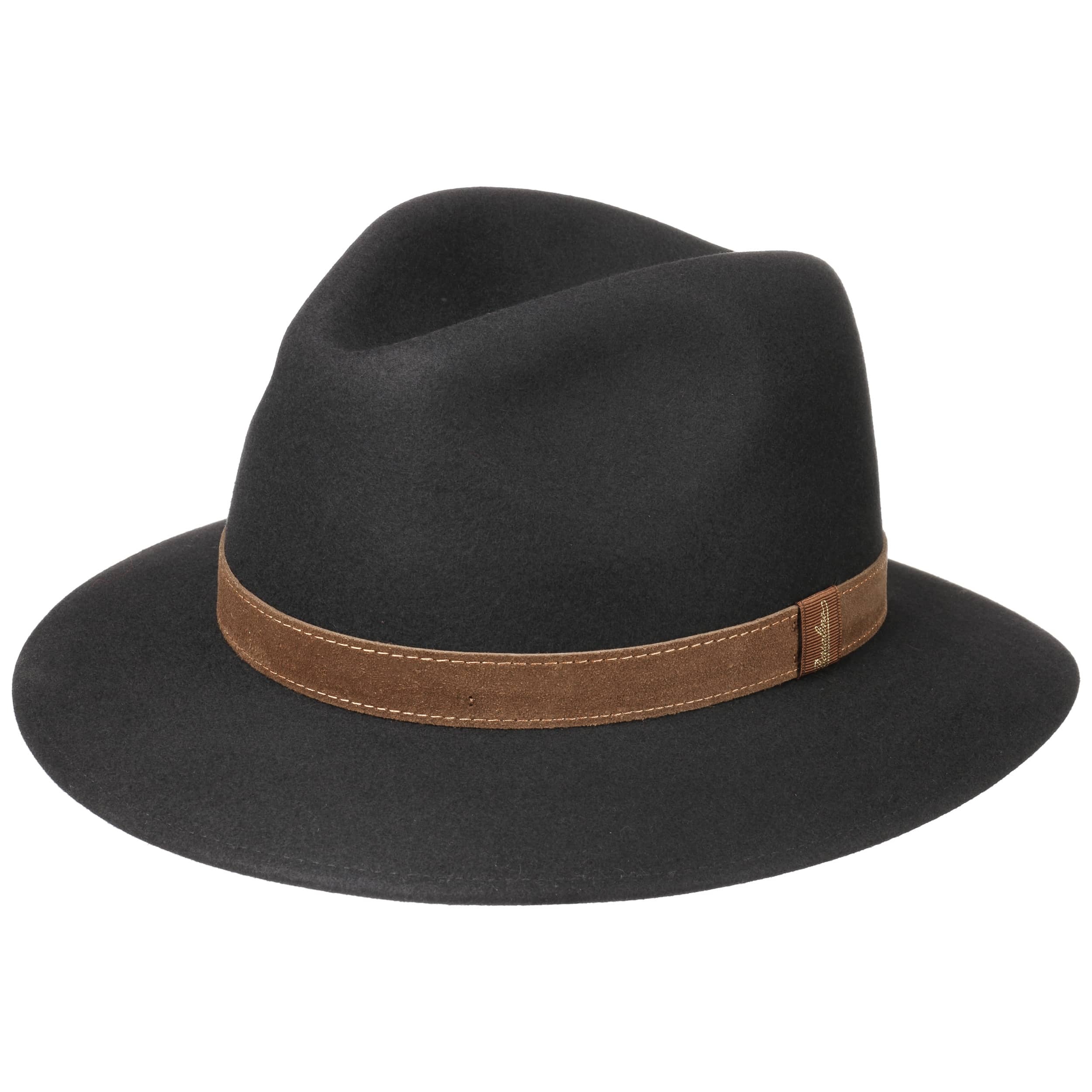 Borsalino Nero Pack Away Hat, EUR 299,00 --> Hats, caps & beanies shop