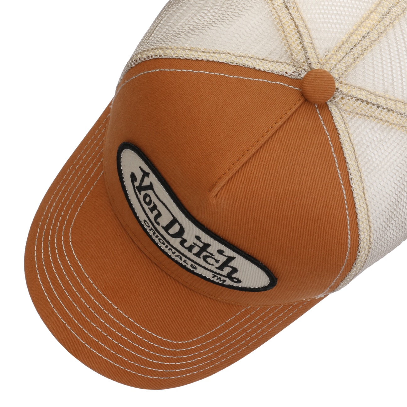 Oval Logo Mesh Bucket Hat