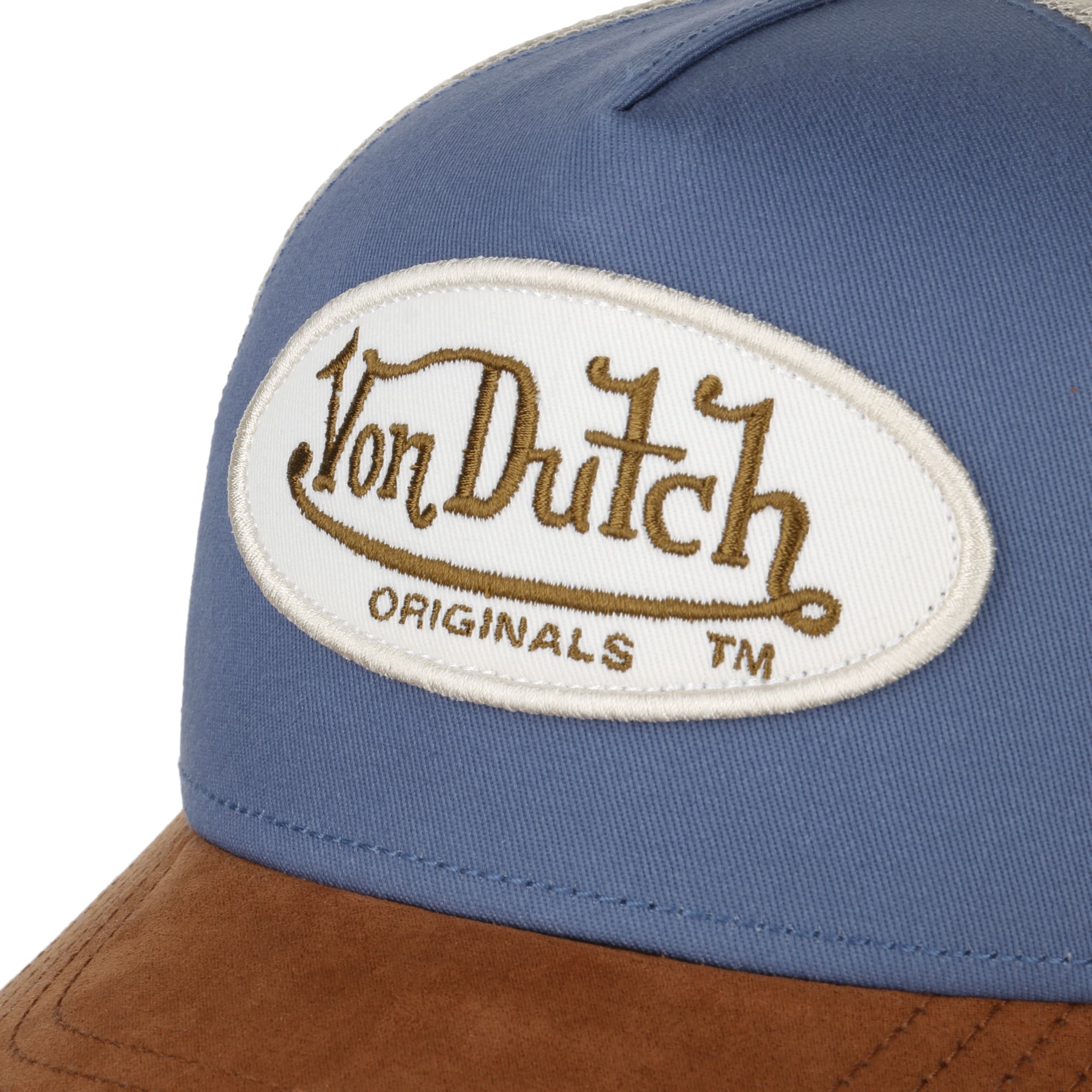 Oval Patch Blue/Navy Trucker - Von Dutch cap