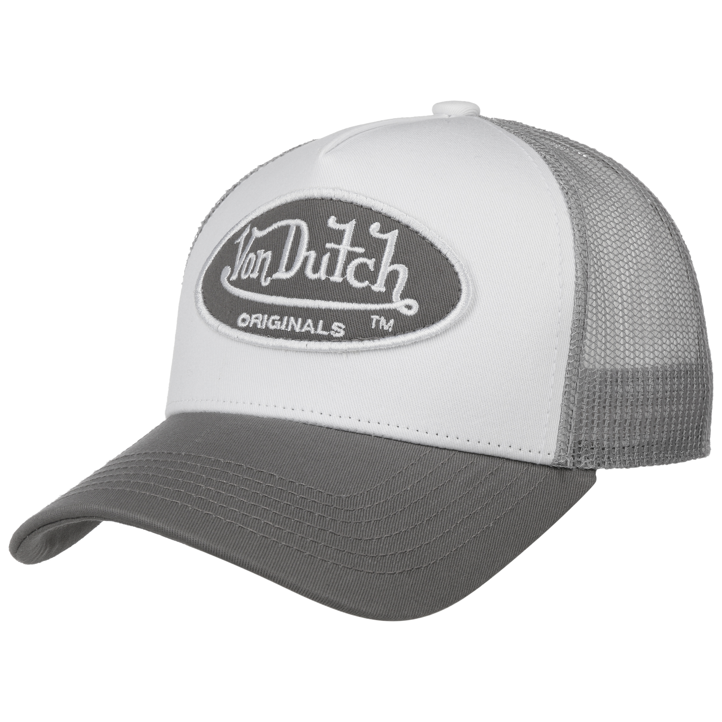 Boston Oval Patch Trucker Cap by Von Dutch