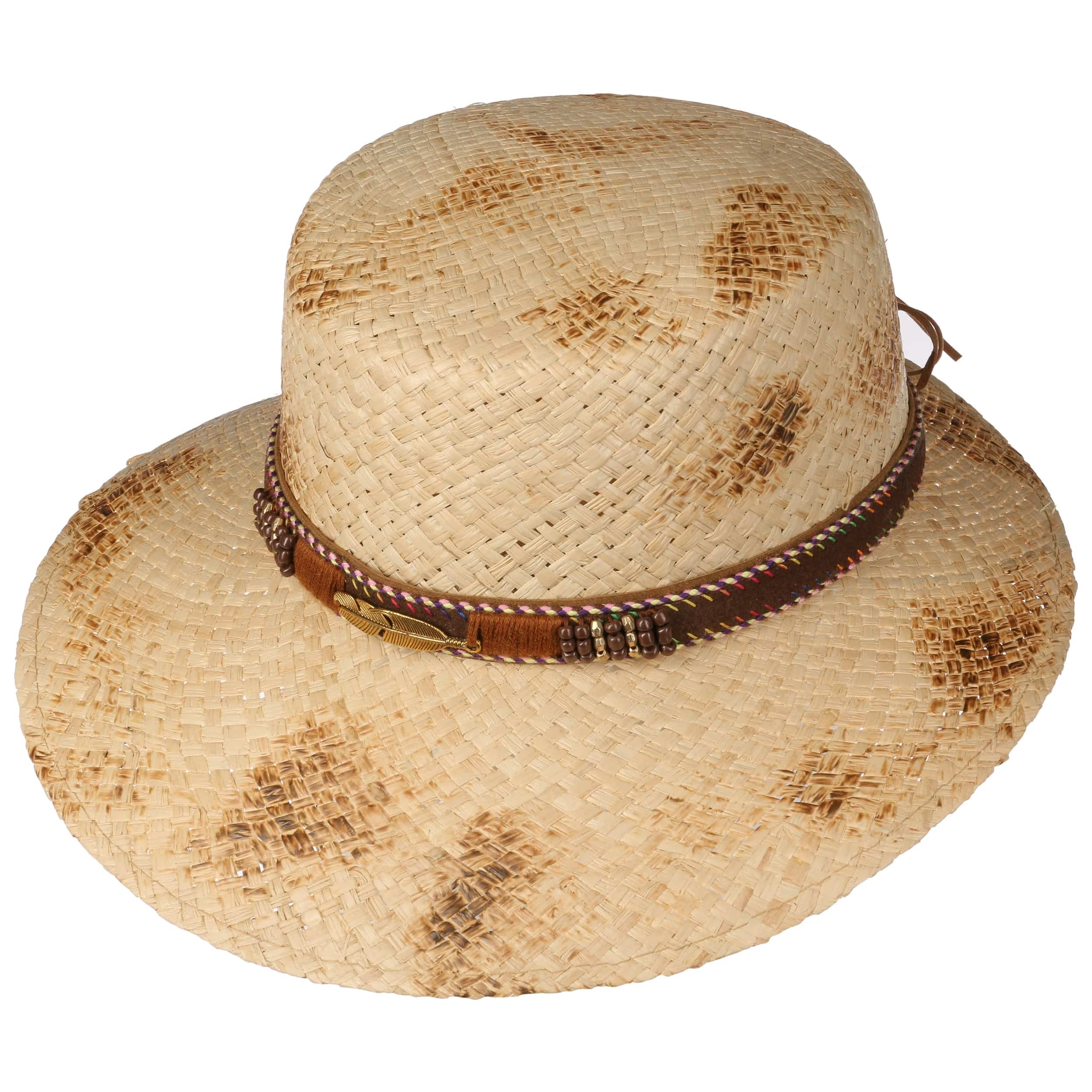 branded straw hats