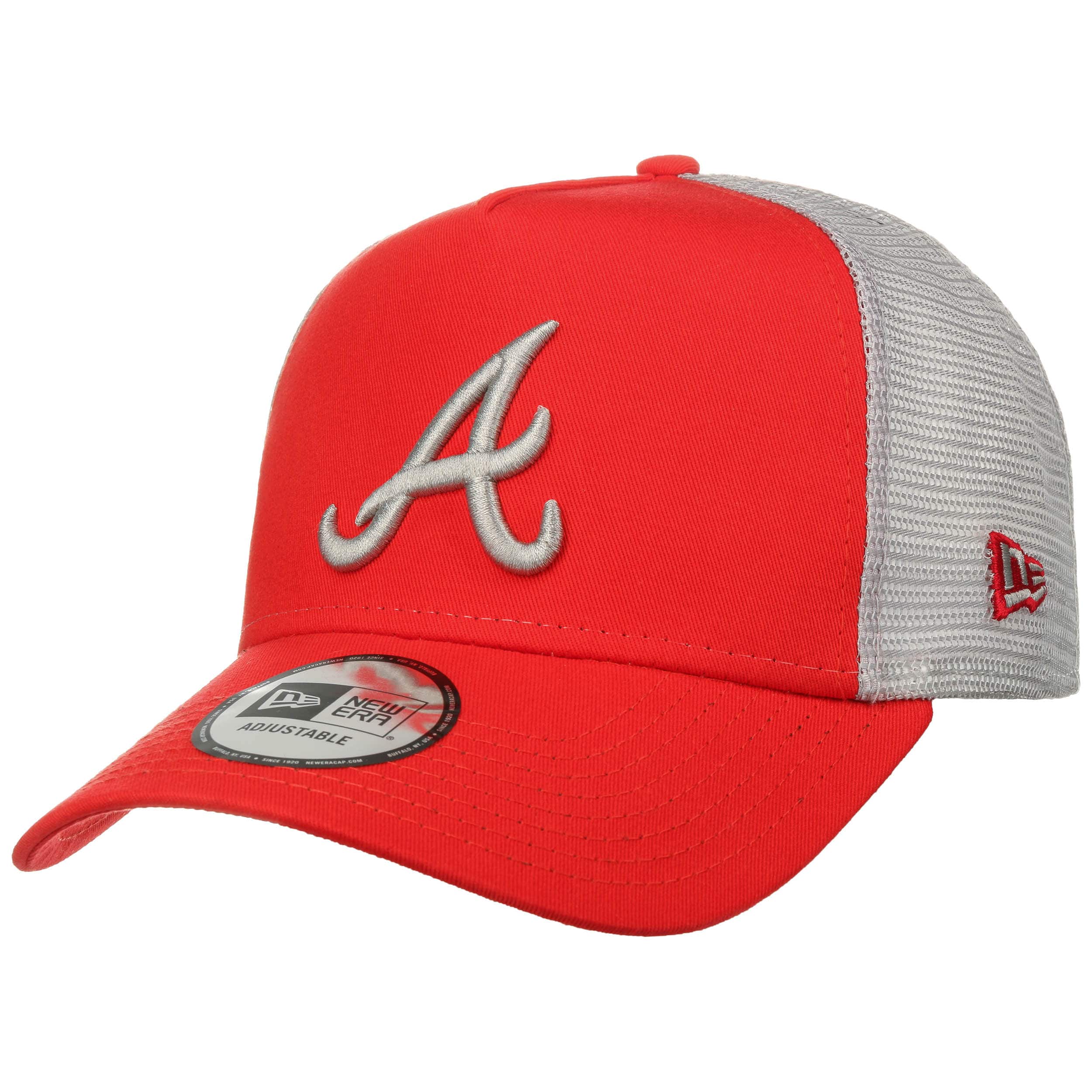 atlanta braves new era trucker hat