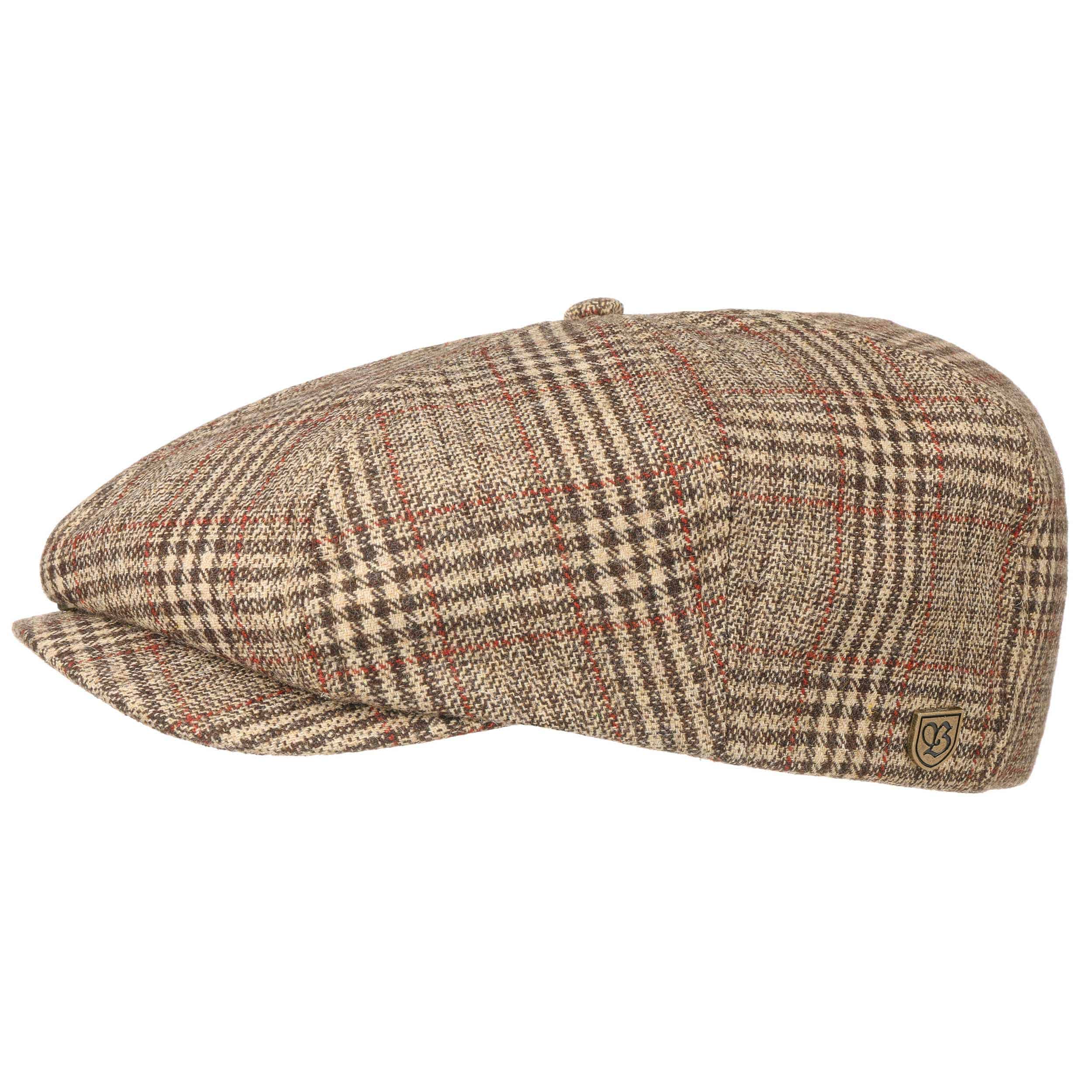 plaid flat cap