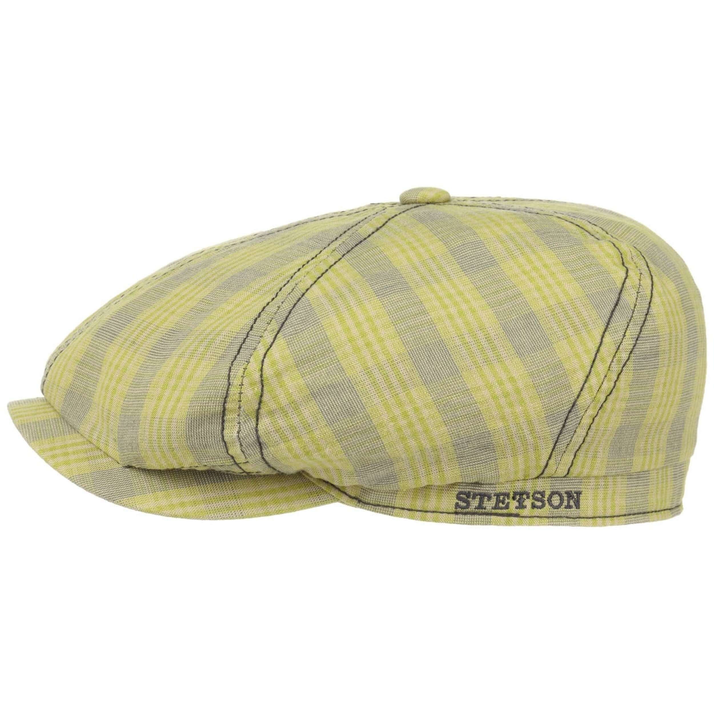 Brooklin Cotton Linen Flat Cap by Stetson 39,00