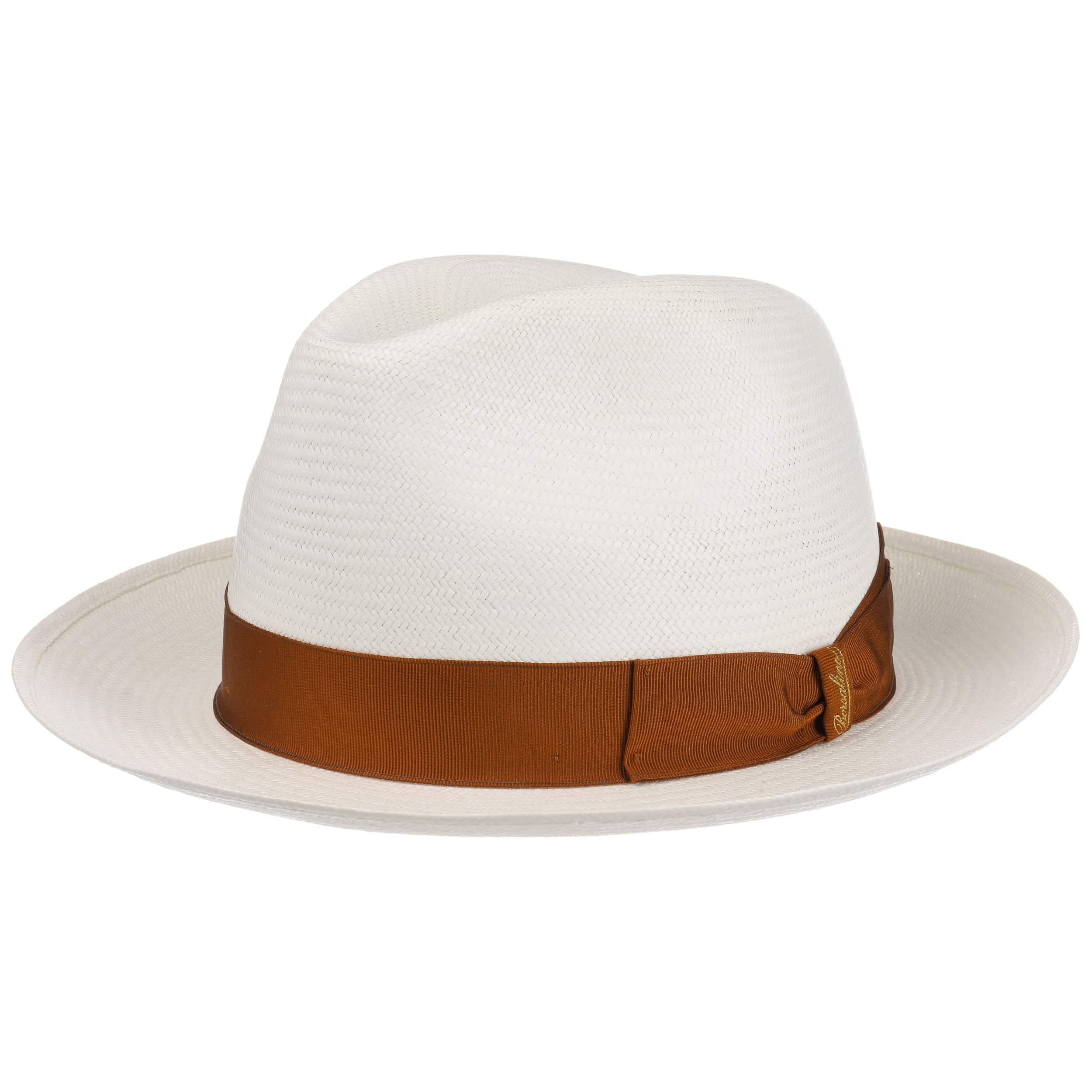 Brown Trim Small Panama Hat by Borsalino 311,95