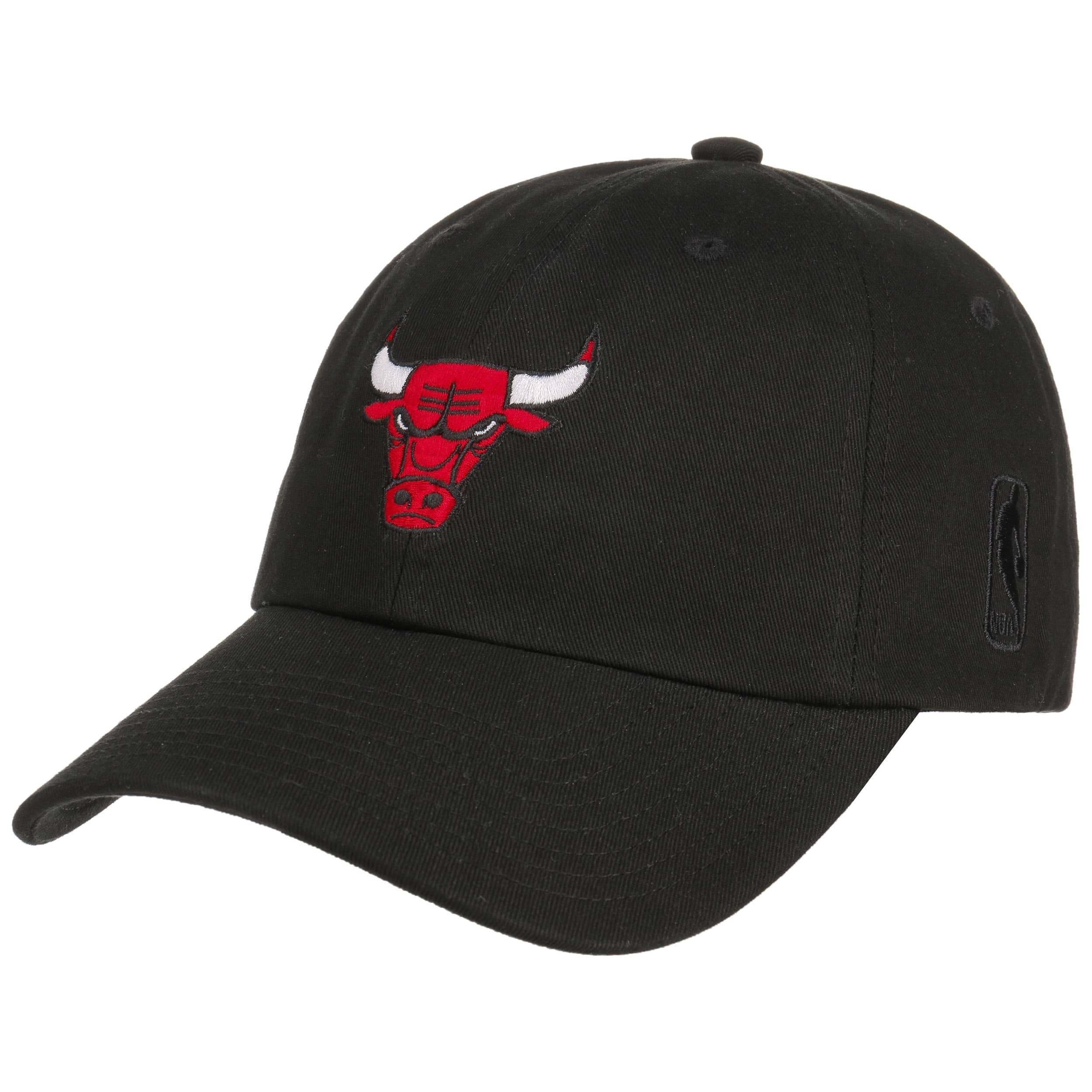 bulls strapback hat