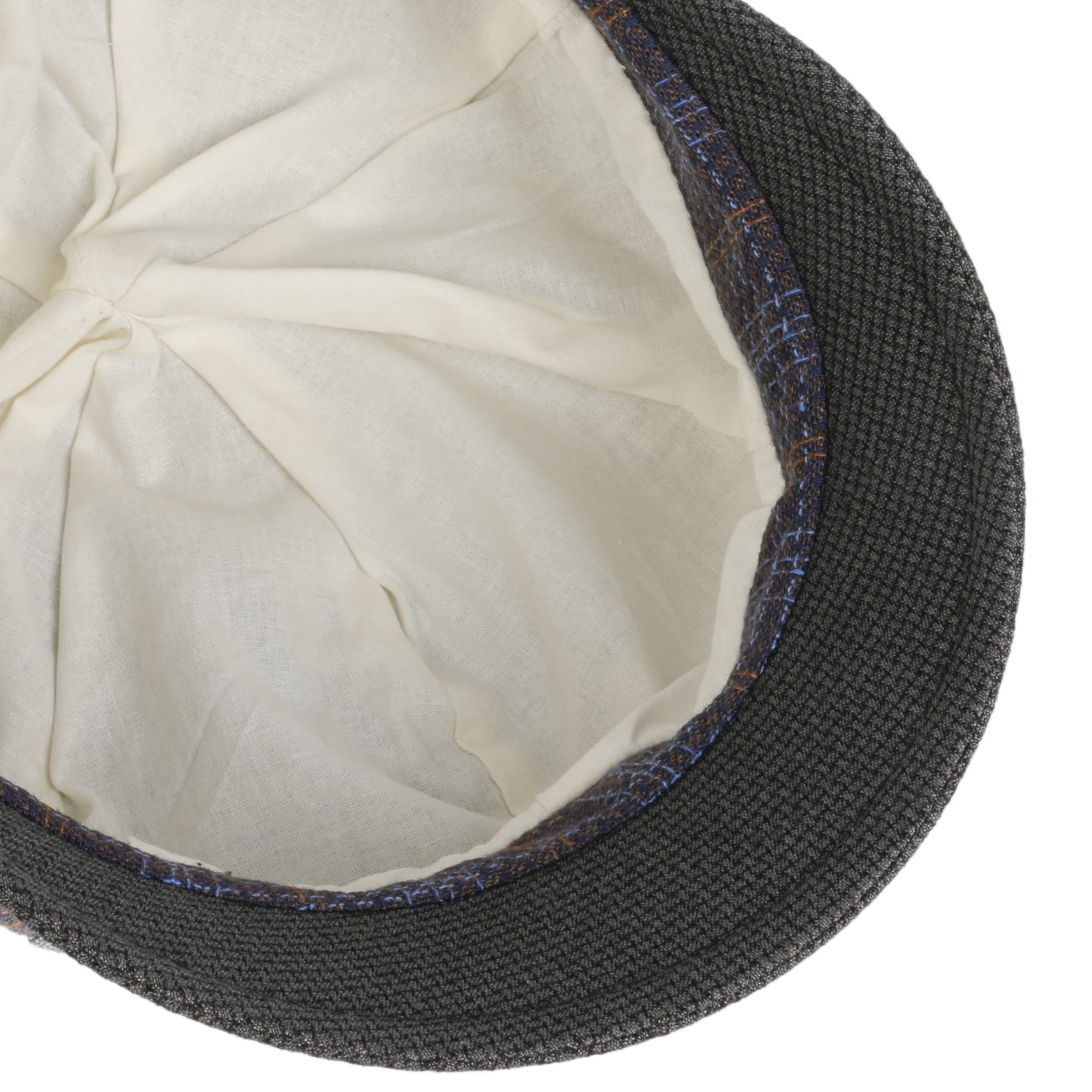 Baskenmütze Damen Aus Wolle - Klassische Newsboy Cap Mit Gürtel-Detail In Schwarz