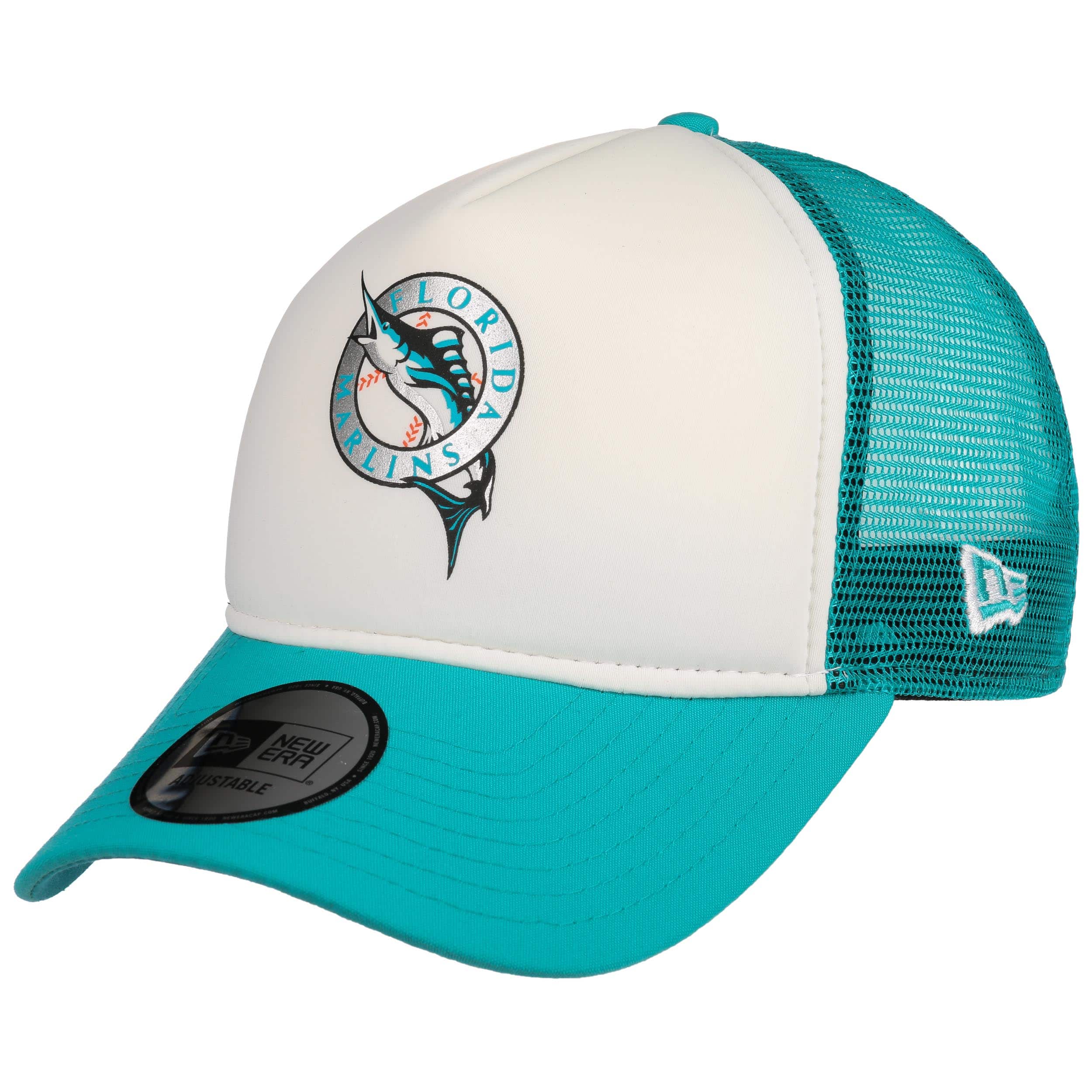 marlins trucker hat