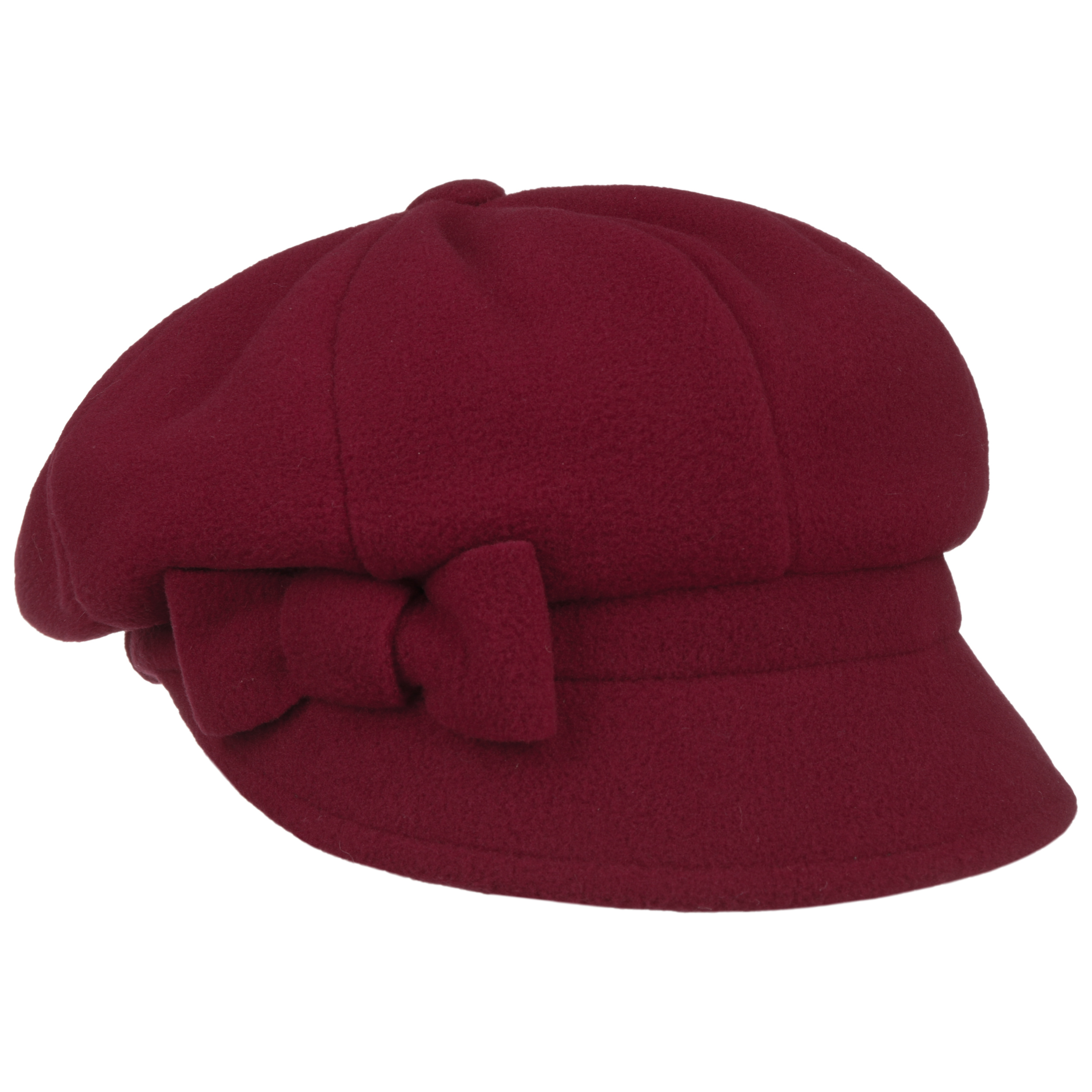 maroon newsboy hat