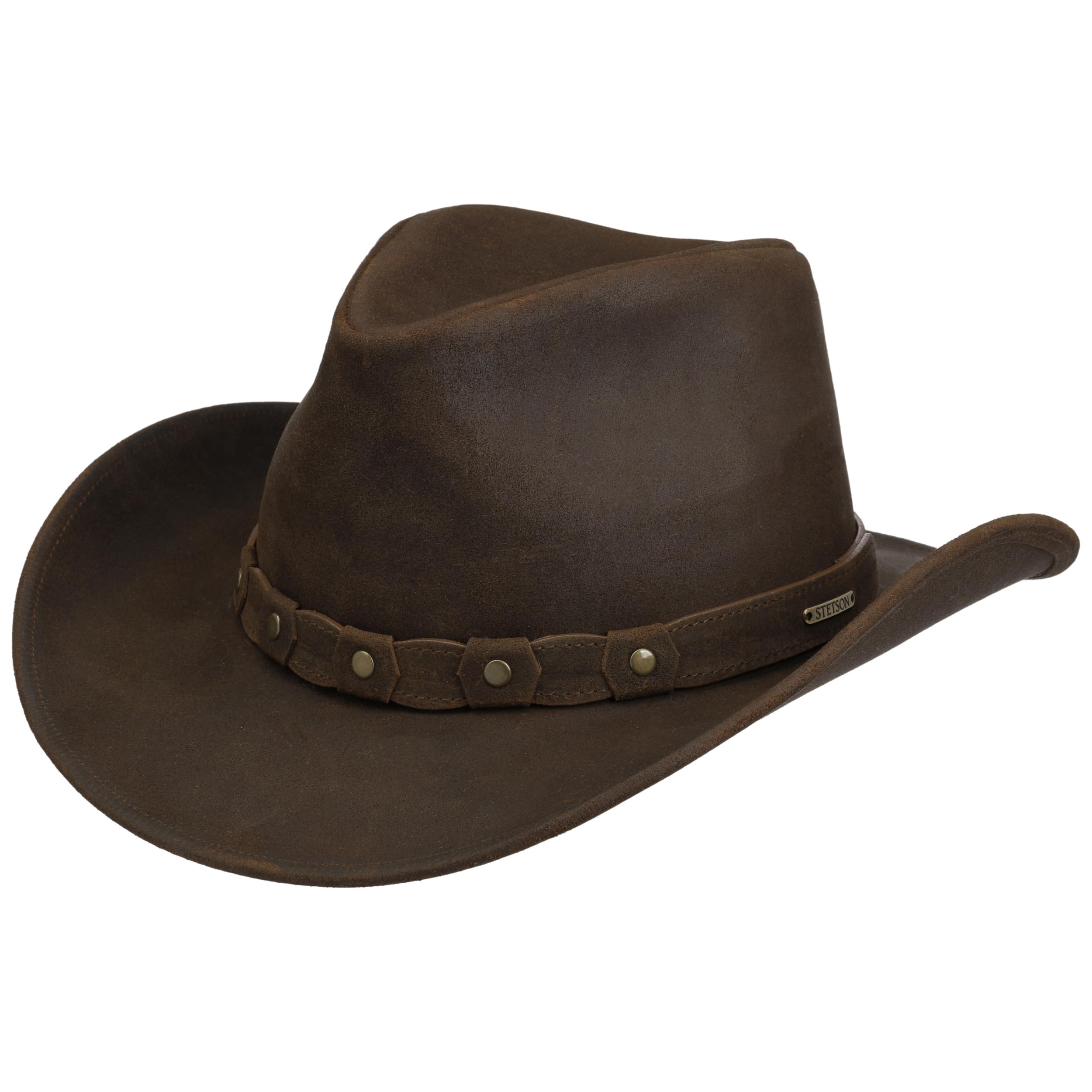 Calf Split Western Leather Hat by Stetson - 199,00 €