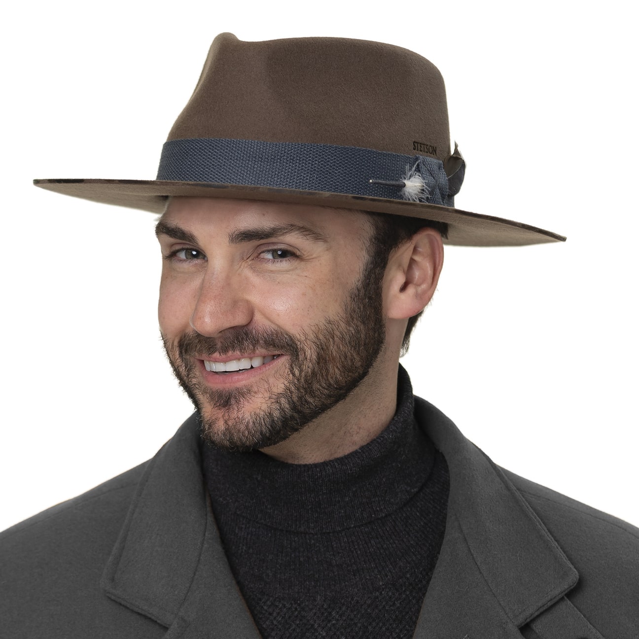 極美品 STETSON USA製 TEMPLE WOOL ST126 キャメル 極美品 STETSON USA製 TEMPLE WOOL ST126 キャメル