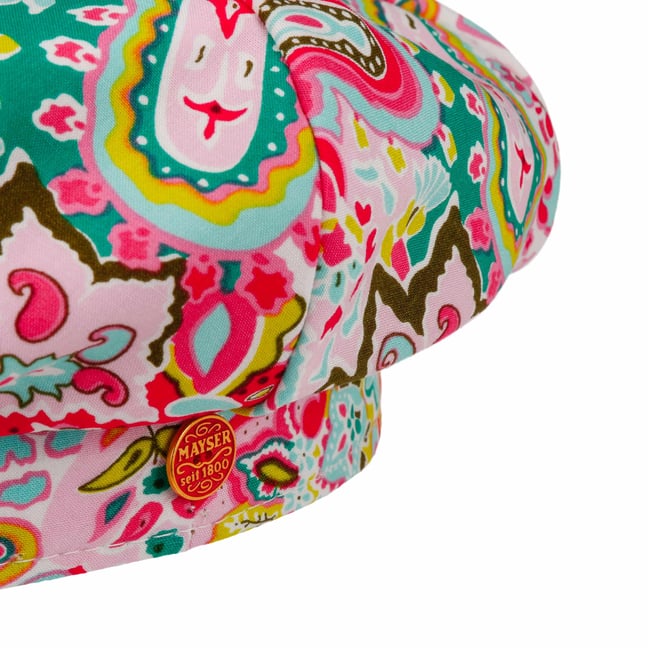 Camilla Paisley Newsboy Cap by Mayser --> Shop Hats, Beanies  display picture 1