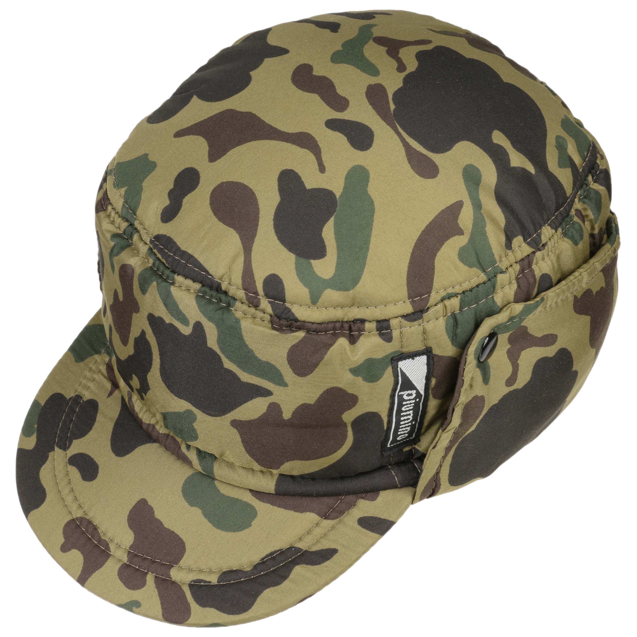 camouflage hat with ear flaps