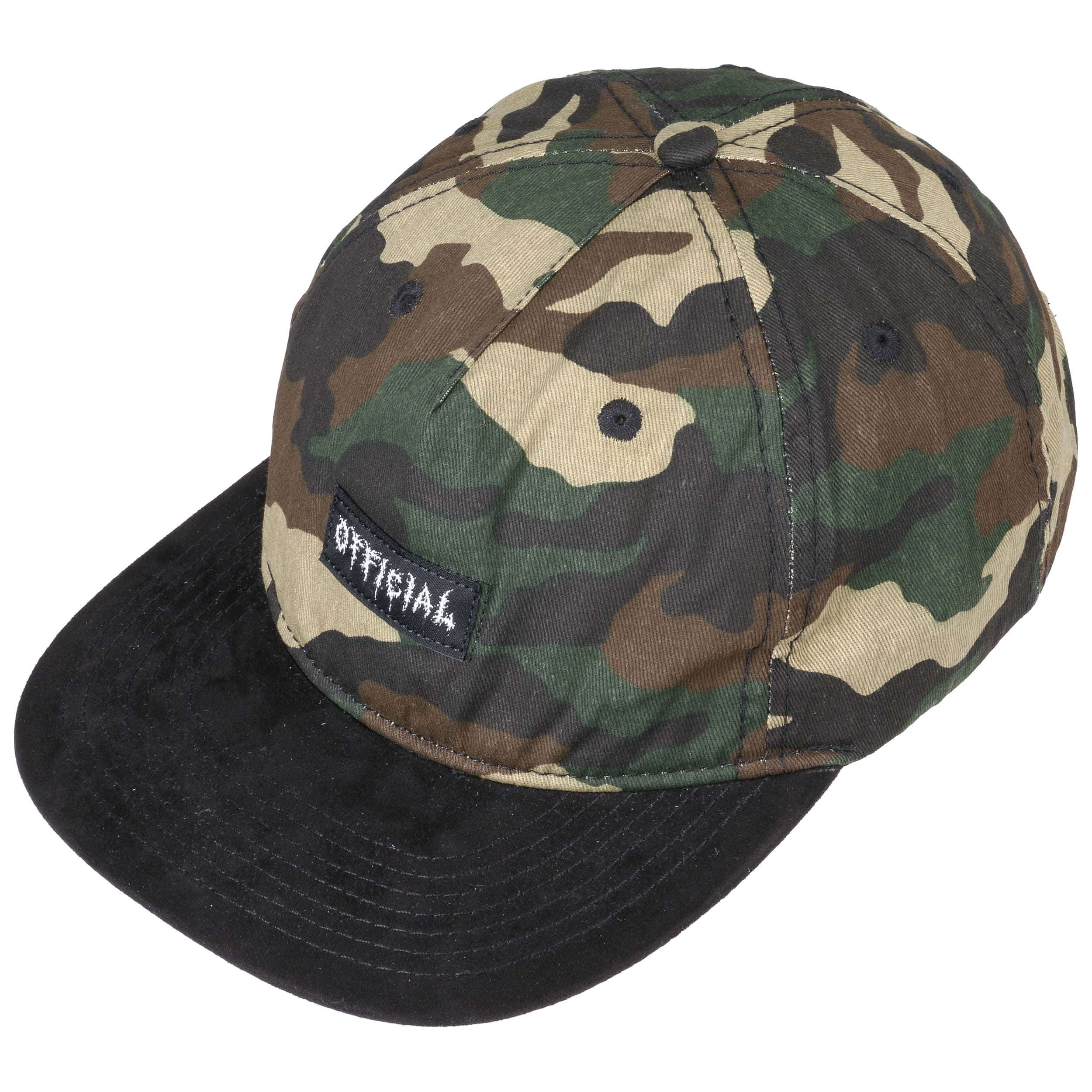 off white camouflage cap