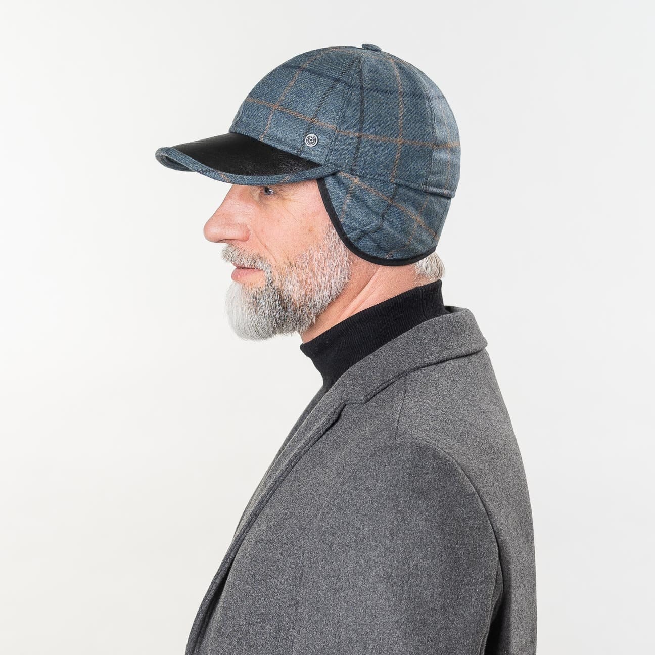 Cap with Leather Visor and Ear Flaps by bugatti 62,95