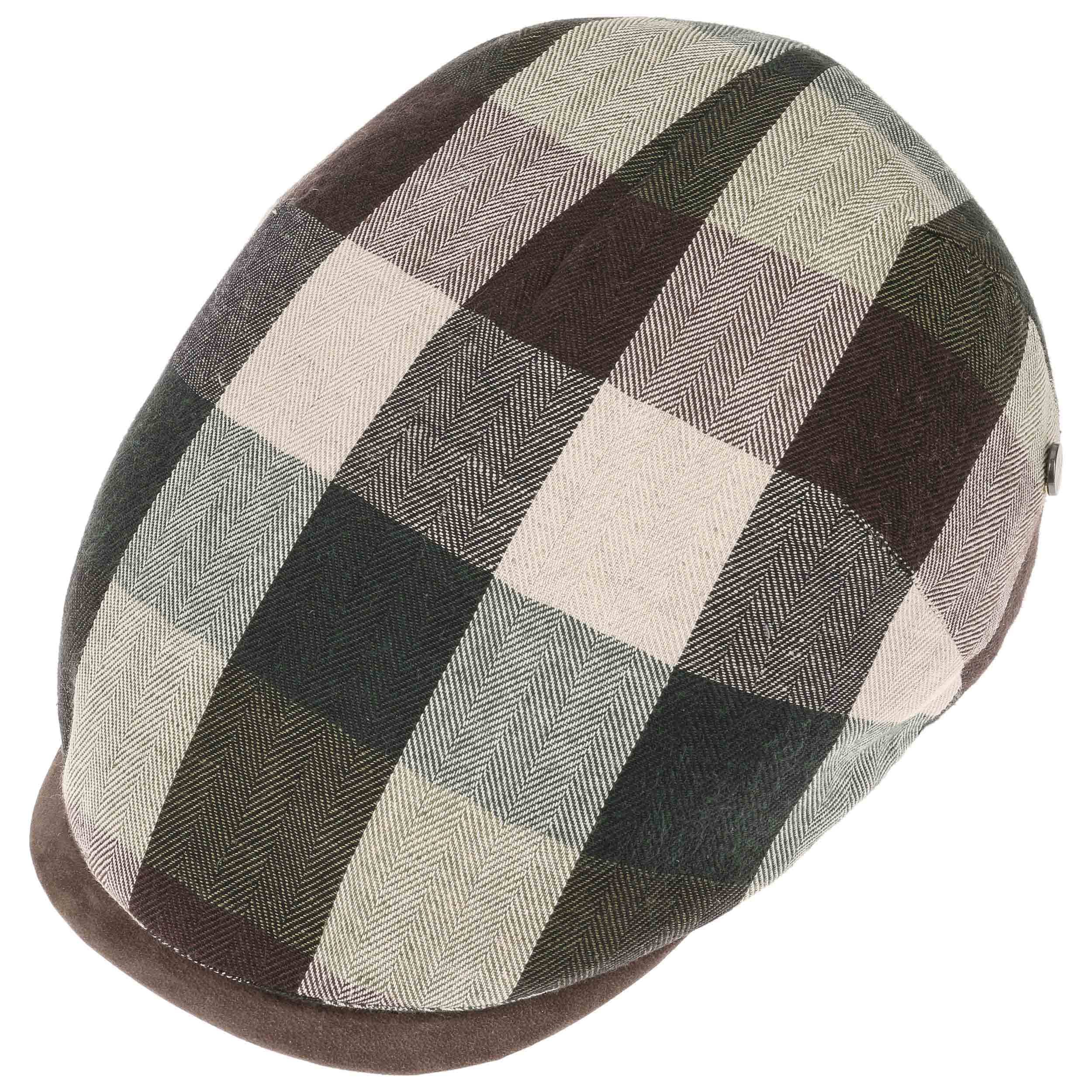 Capri Bic Plaid Flat Cap by Lierys - 53 