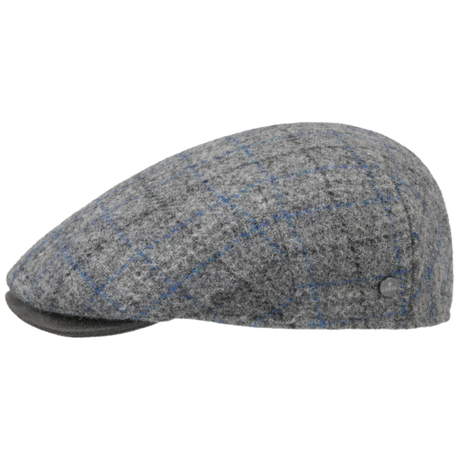 Harris tweed flat cap grey Clearance