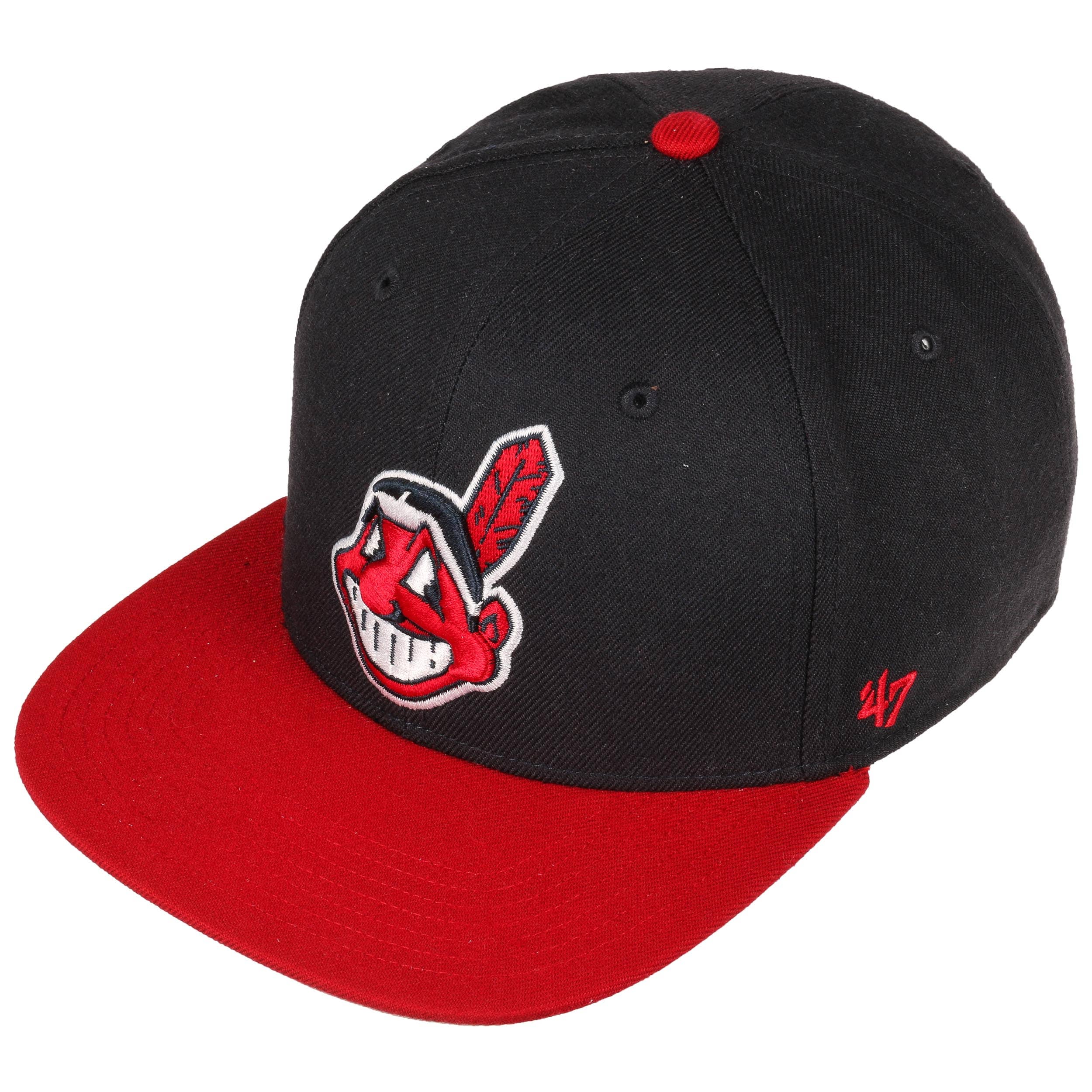 Men's Cleveland Indians Fanatics Branded Graphite Snapback Hat