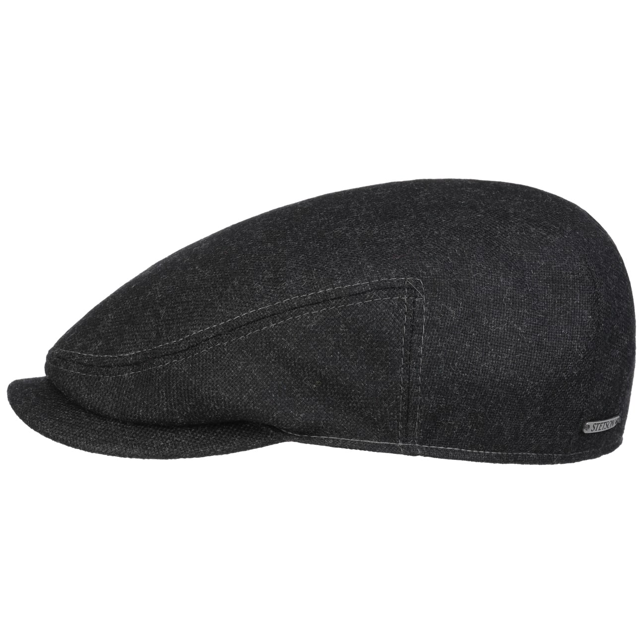 Carlstown Wool Driver Flat Cap by Stetson --> Shop Hats, Beanies
