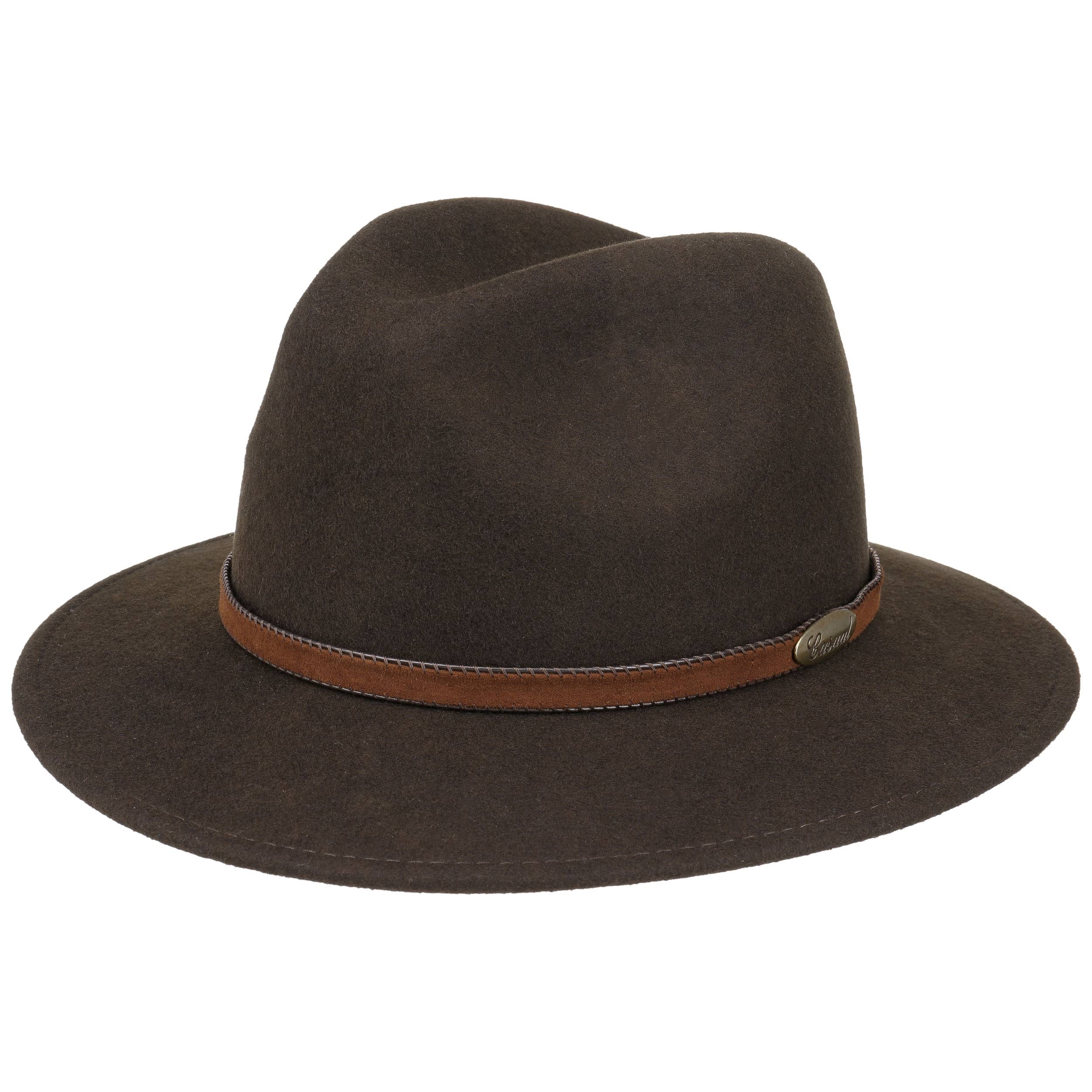 Accessories Hats Felt Hats LL Felt Hat brown casual look 