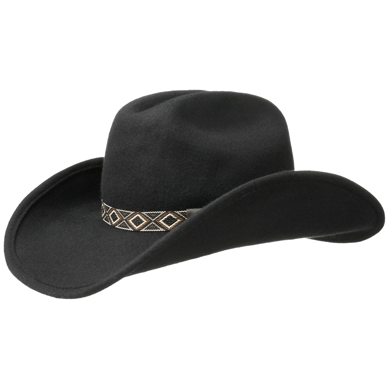 cattleman wool felt cowboy hat