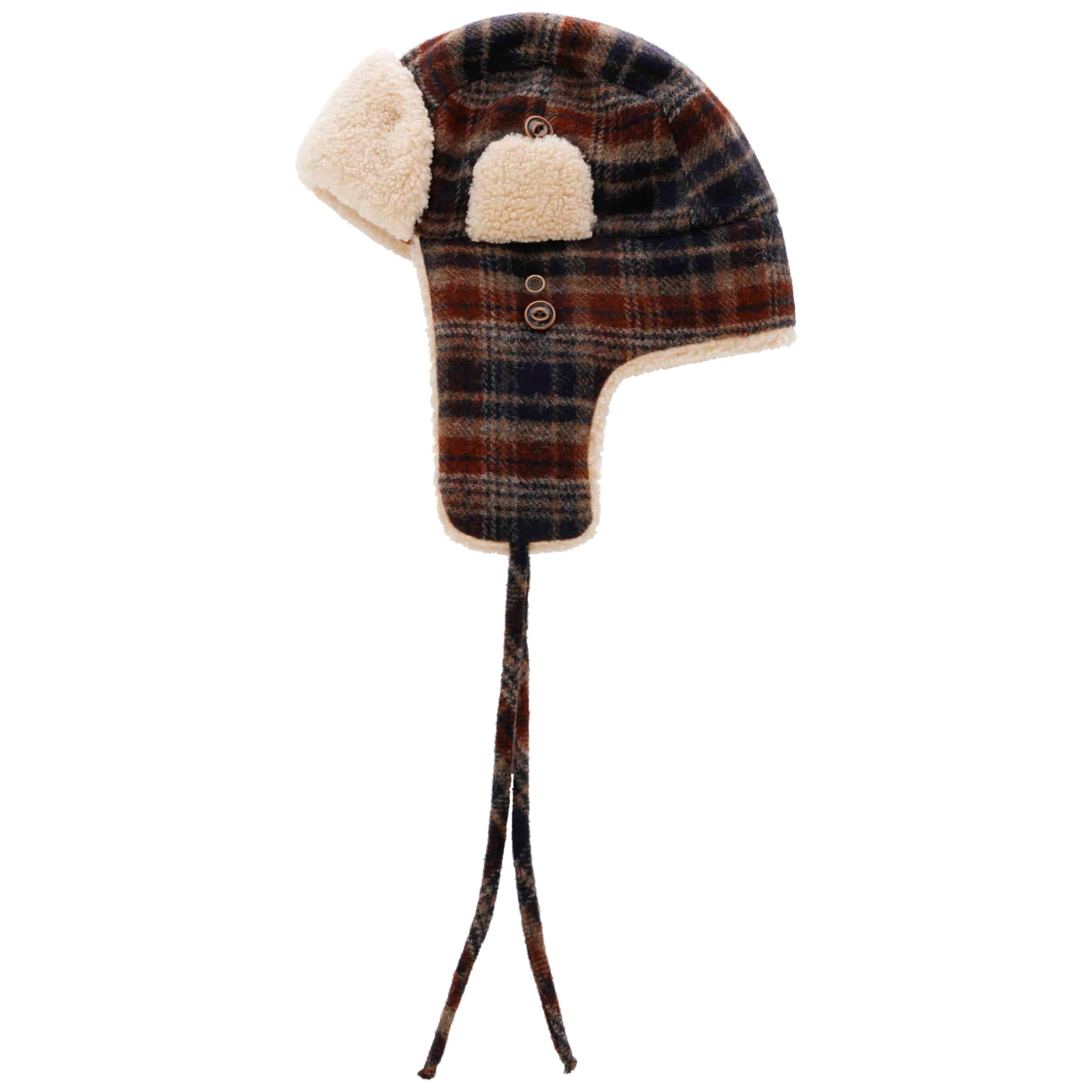 Checked Bomber Aviator Hat by Stetson - 139,00