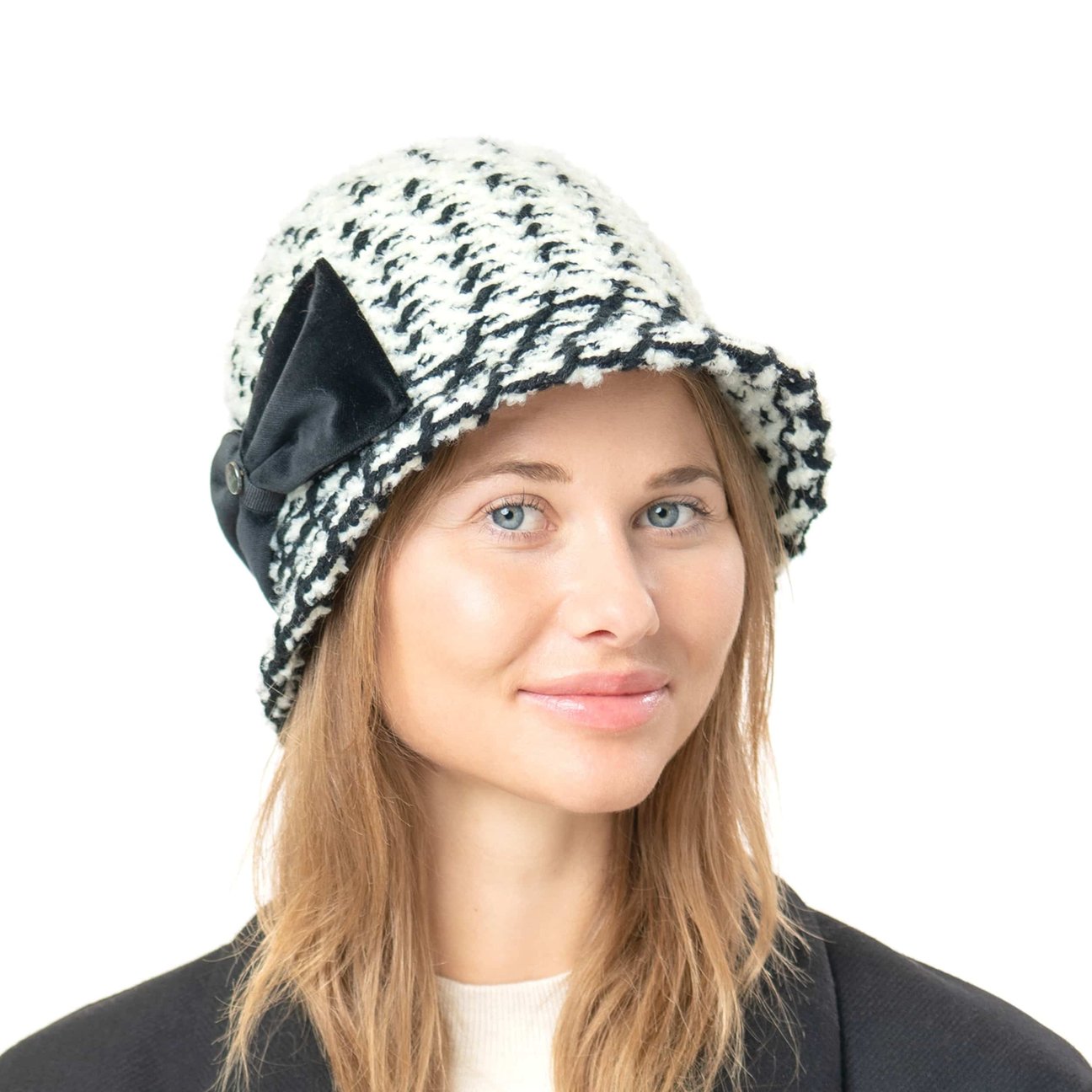 Chenille Cloche Hat with Loop by Lierys 