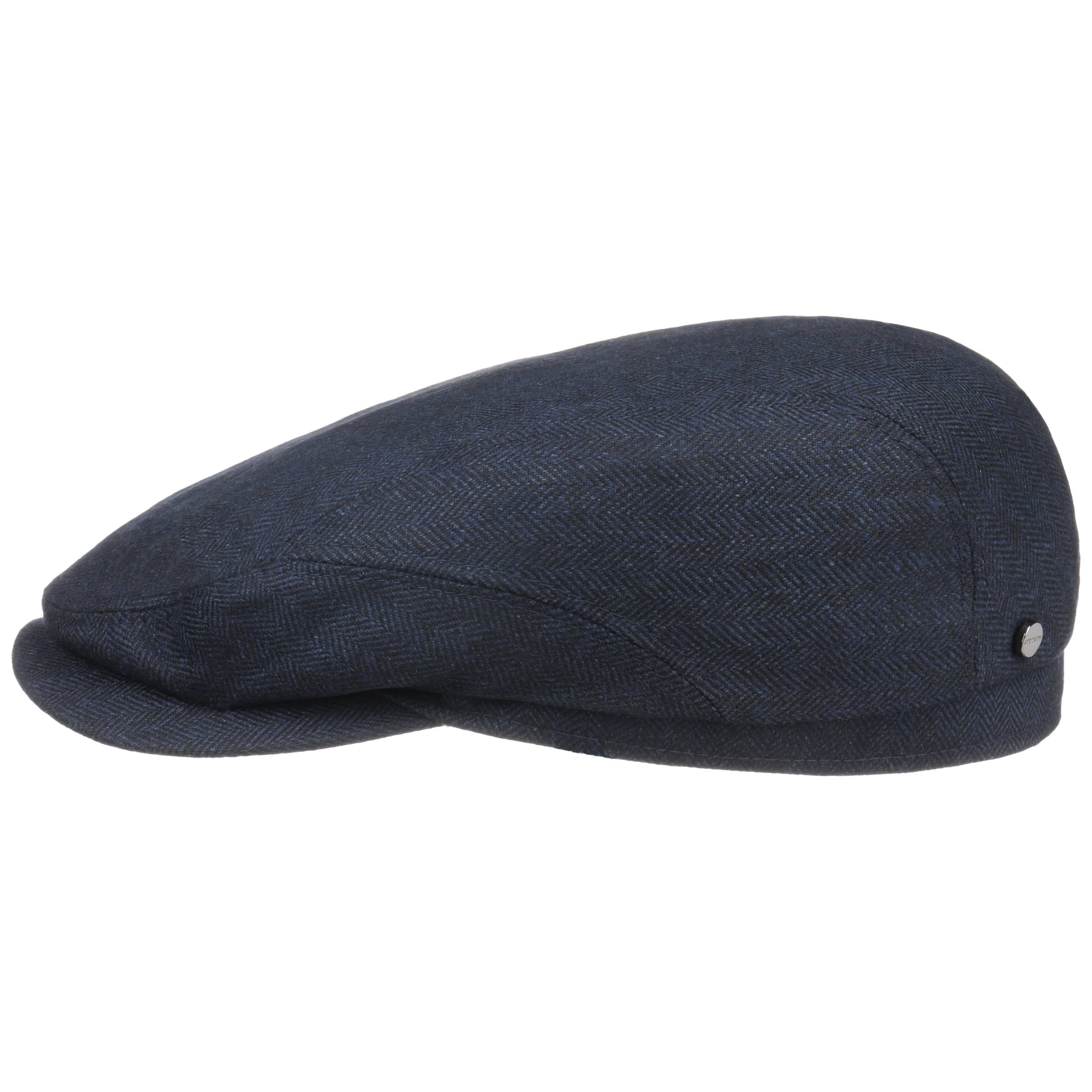 Chester Wool Silk Cashmere Flat Cap by Stetson - 135,45