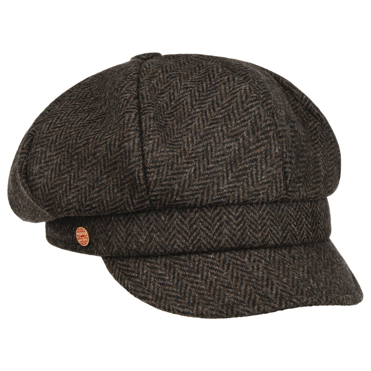 Cia Classic Herringbone Newsboy Cap by Mayser - 72,95 €