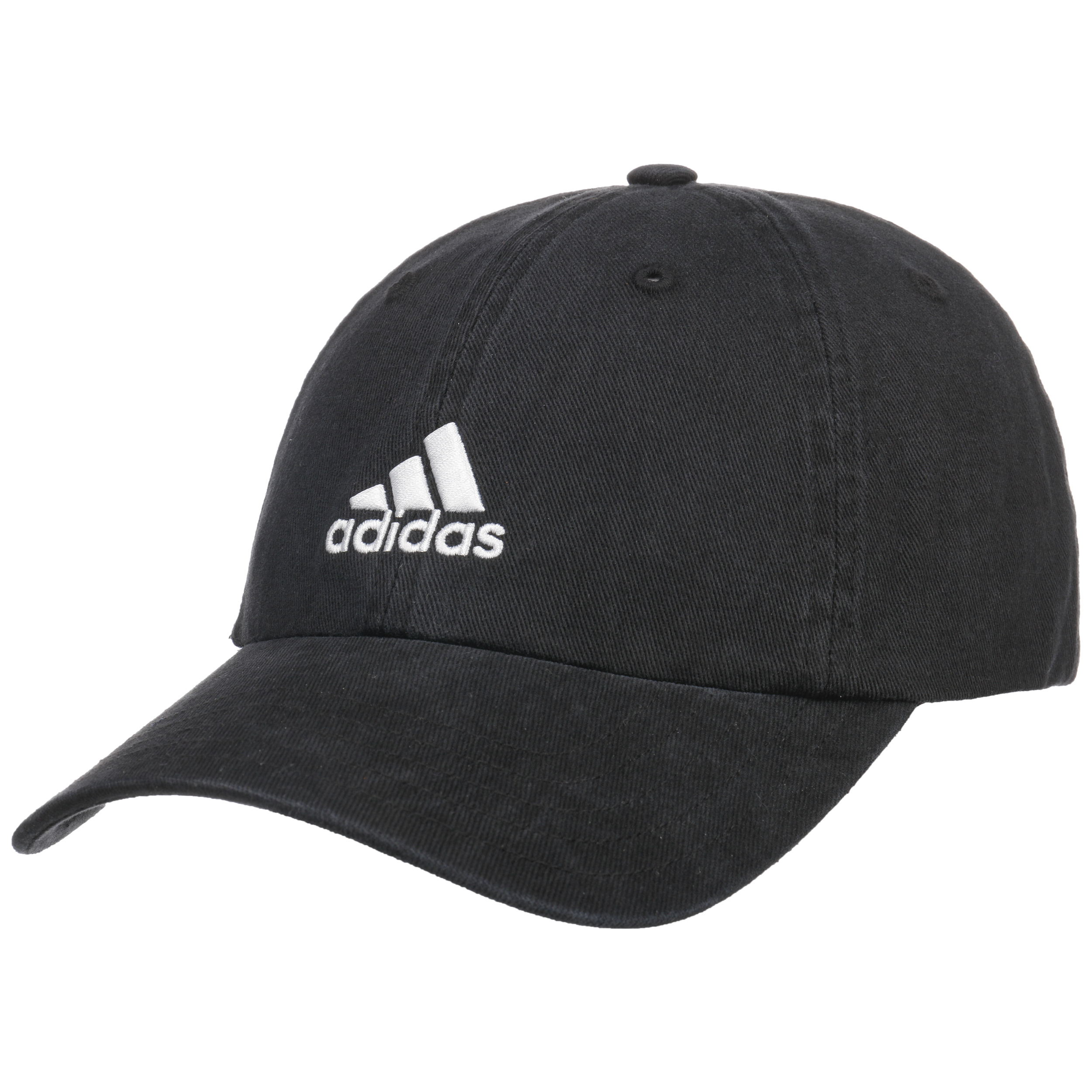 black adidas dad hat
