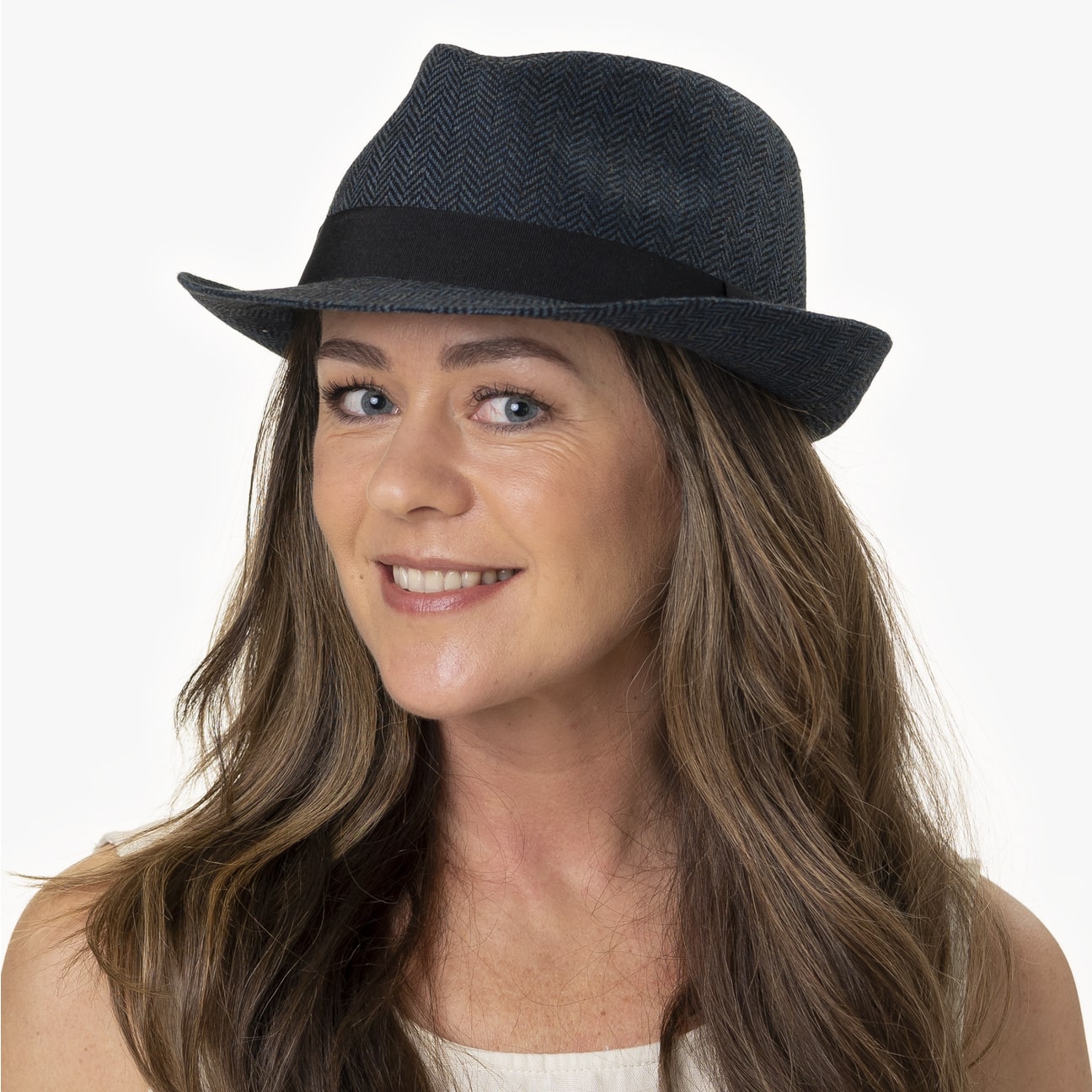 Classic Herringbone Trilby Hat by Lipodo --> Shop Hats, Beanies & Caps Classic Herringbone Trilby Hat by Lipodo --> Shop Hats, Beanies & Caps