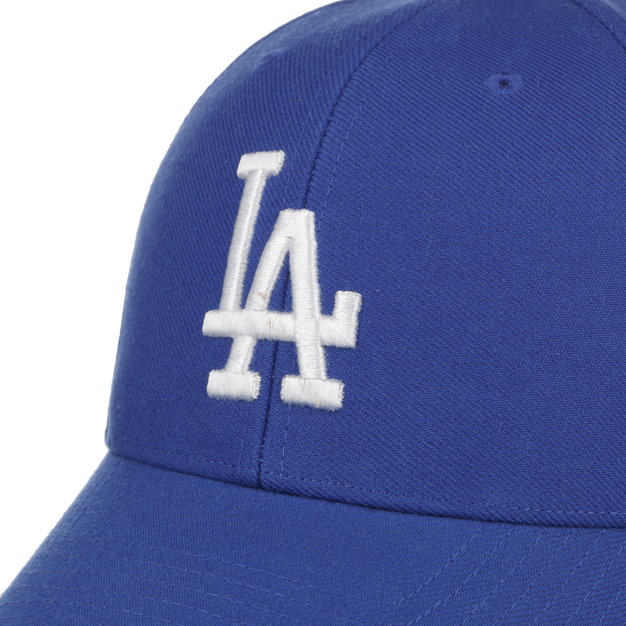 47 Brand MLB LA Dodgers baseball cap in white with blue pinstripes