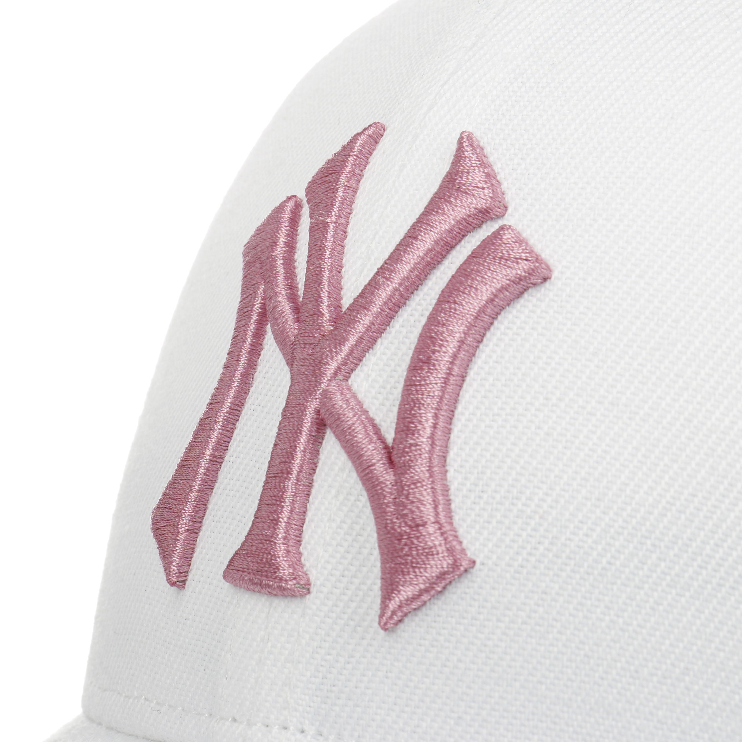 New York Yankees Youth 47 Brand Pink Pinstripe White MVP Adjustable Hat