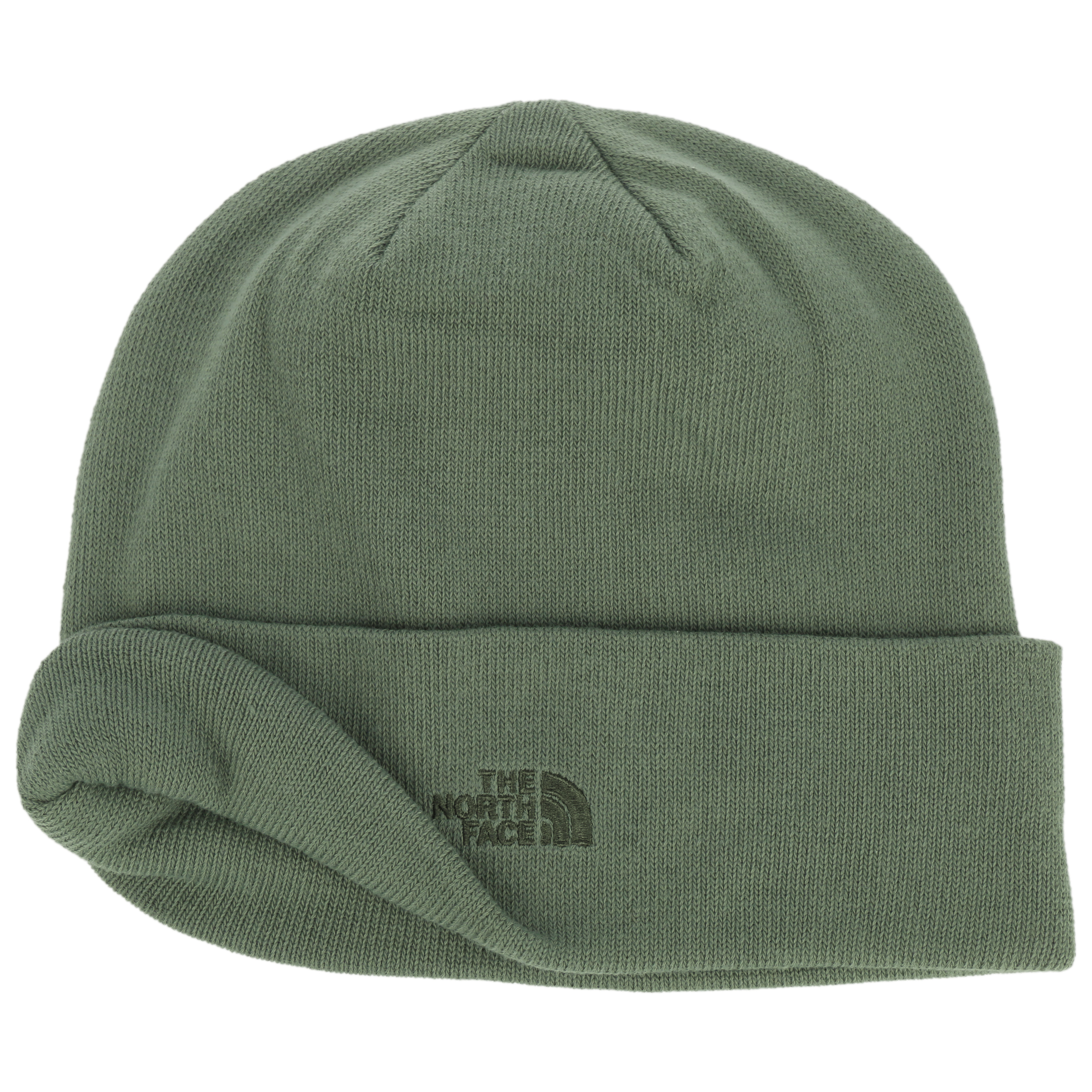 north face beanie hat green