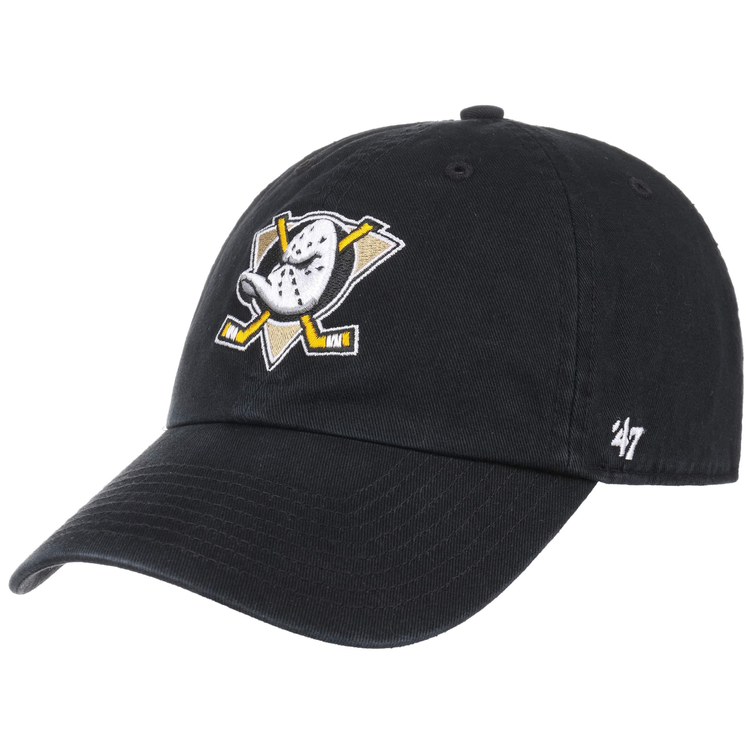  NHL Anaheim Ducks Clean Up Cap, One Size, Black