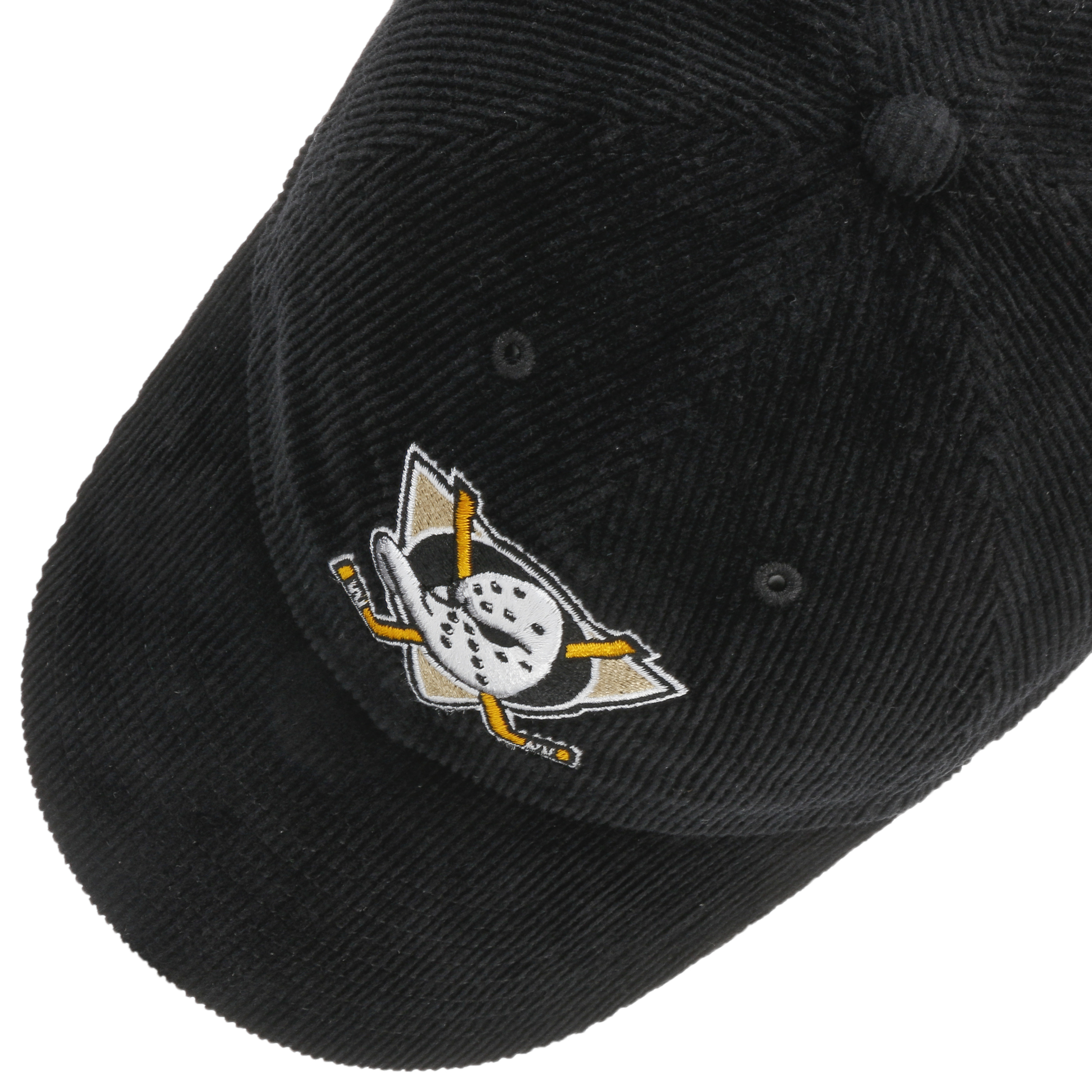 Anaheim Ducks NHL '47 Brand Throwback White Two Tone Clean Up  Adjustable Hat