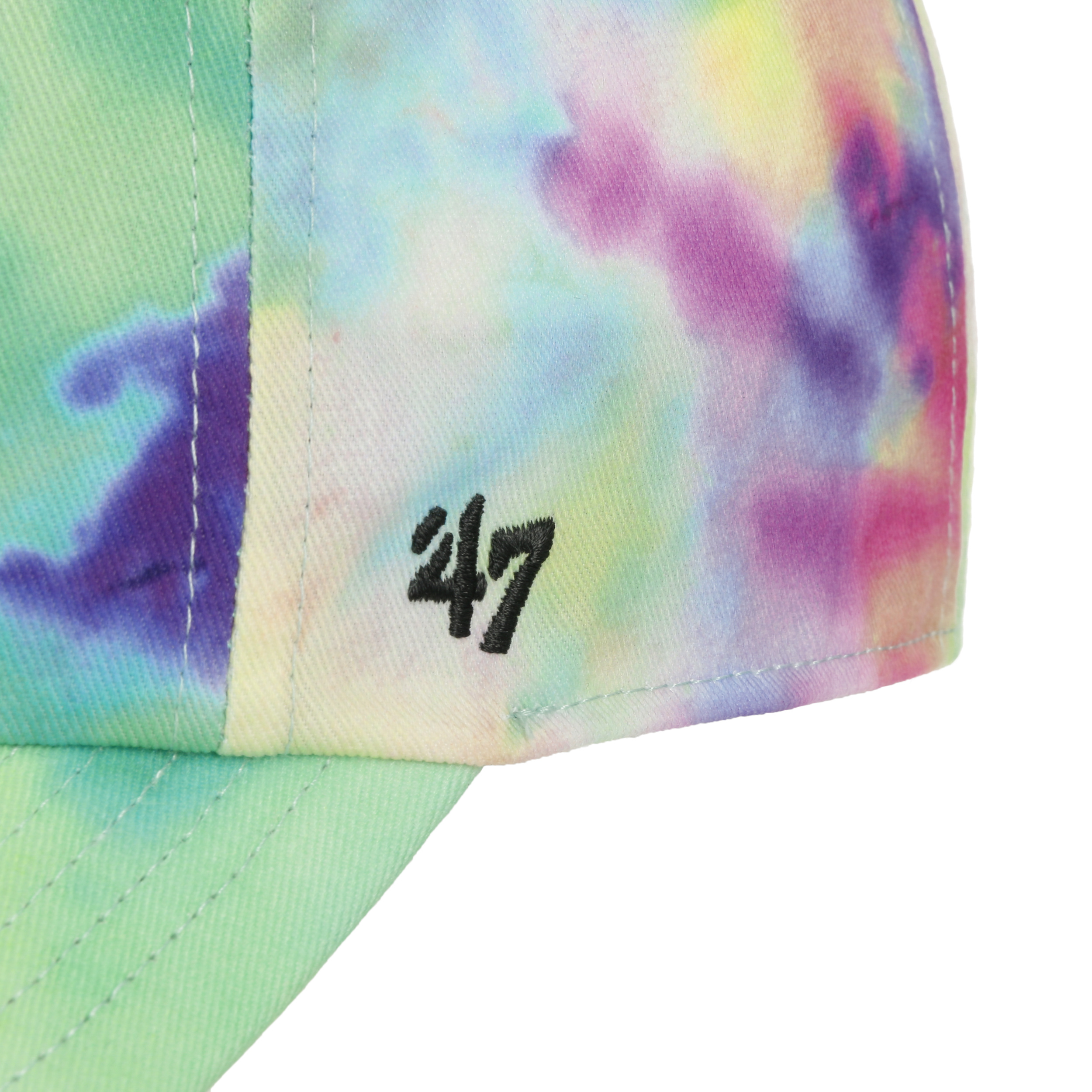 Los Angeles Dodgers 47 Brand Clean Up Dad Hat Tie-Dye Baseball Cap